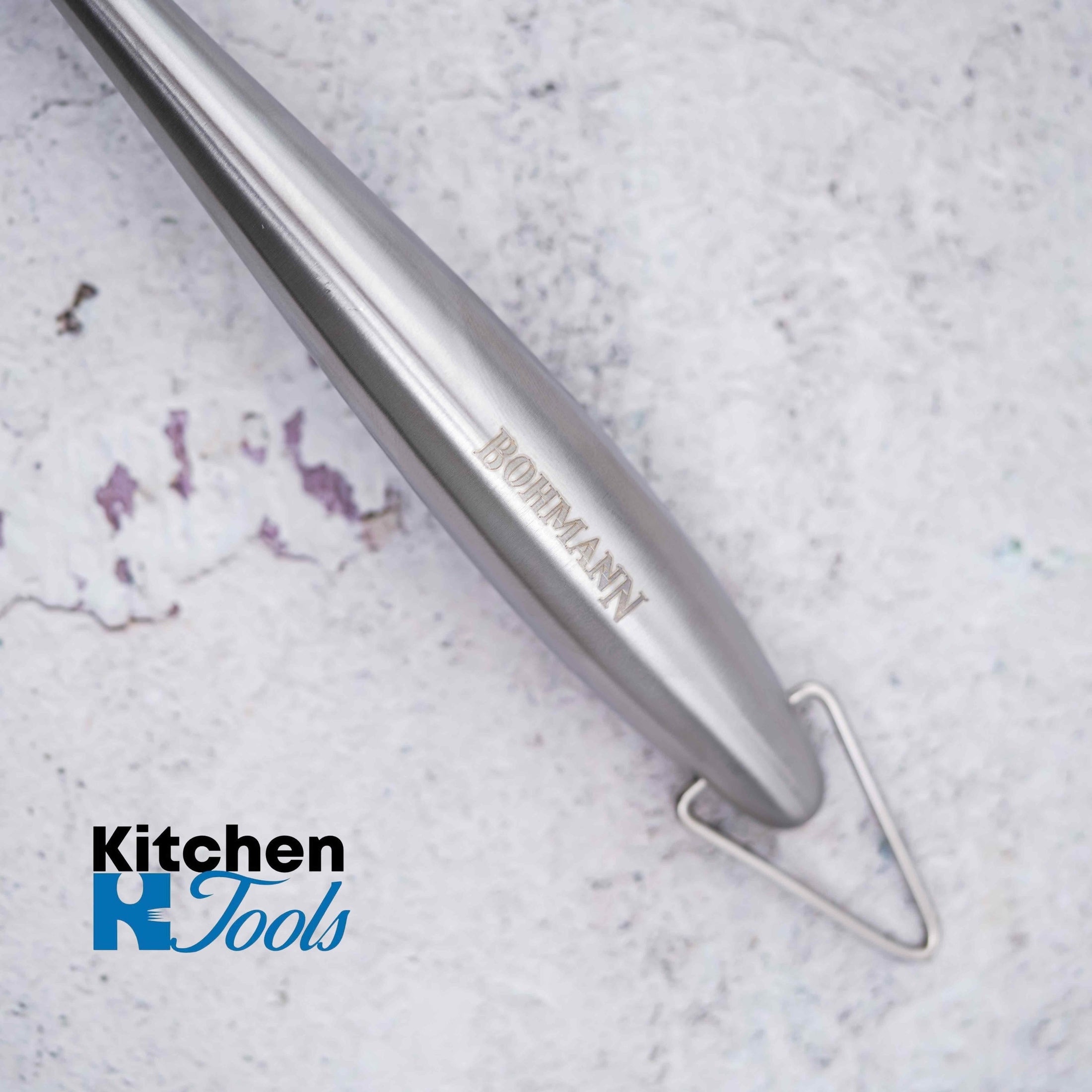 Paleta silicon cu mâner inox Bohmann