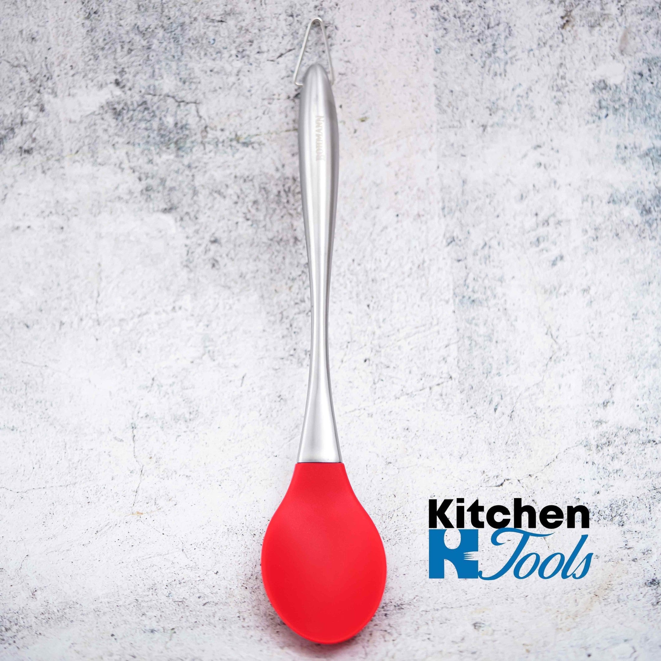 Lingura din silicon cu maner din inox Bohmann