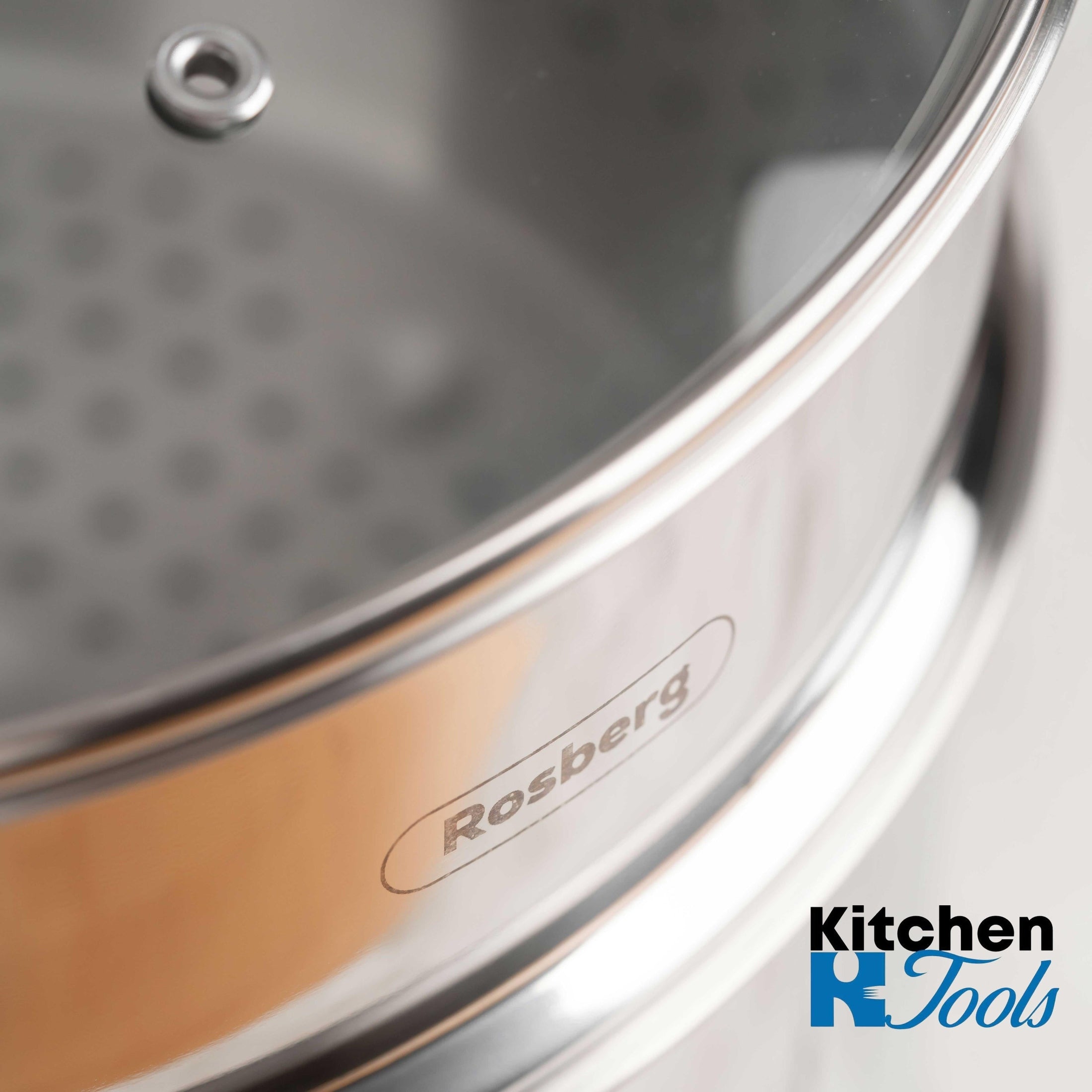 Set Oale Rosberg, Inducție, 3 piese, 5L, Inox