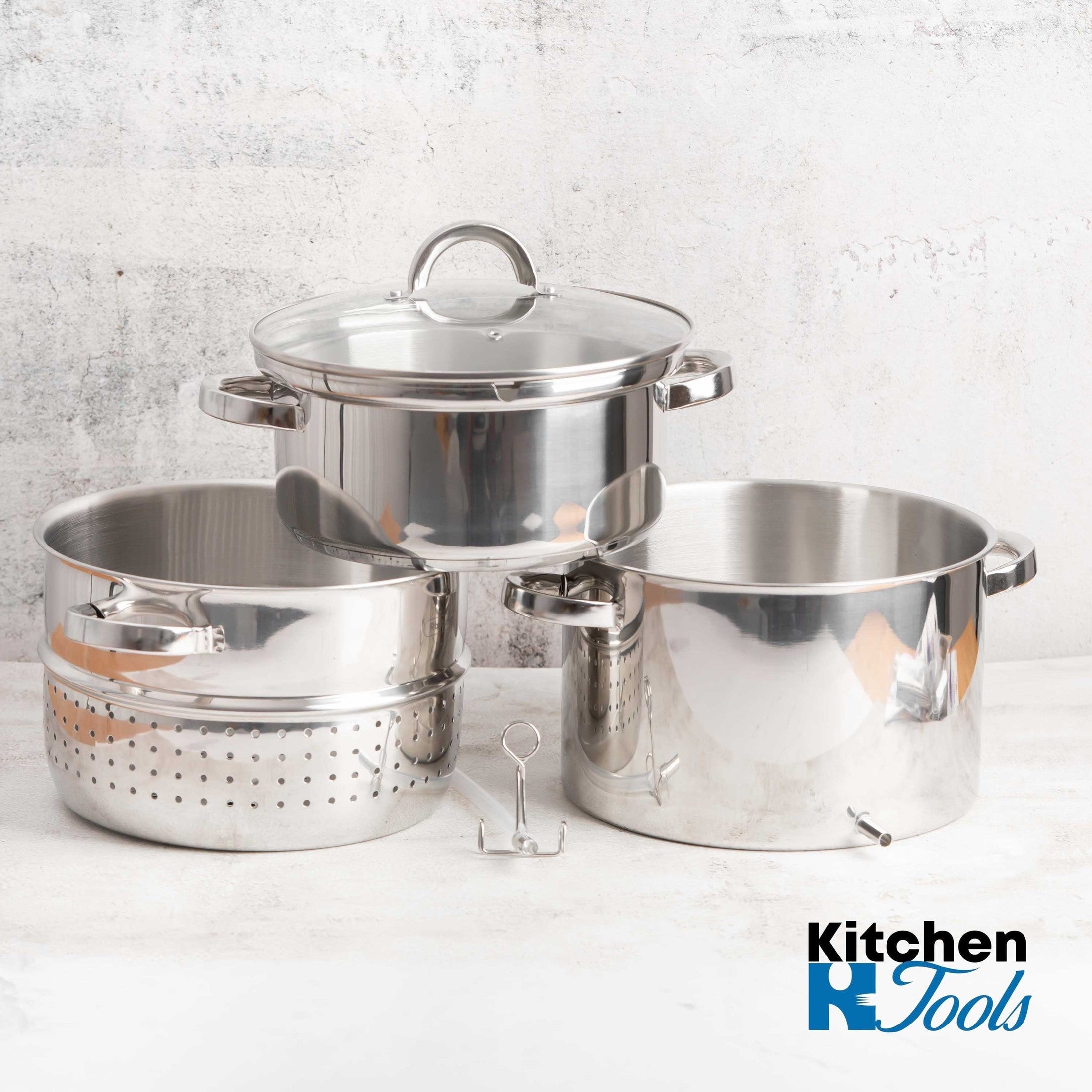 Set Oale Rosberg, Inducție, 3 piese, 5L, Inox