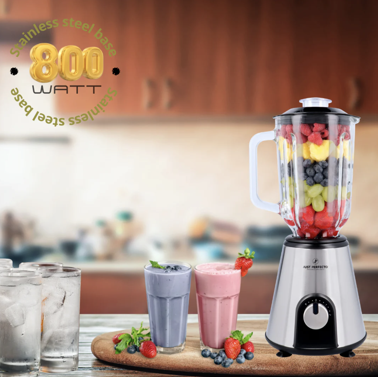 Blender electric Just Perfecto JL-02, argintiu