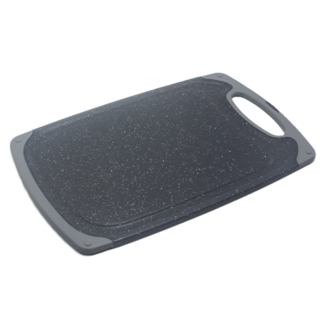 Tocator din plastic gri, 40x24 cm, antialunecare