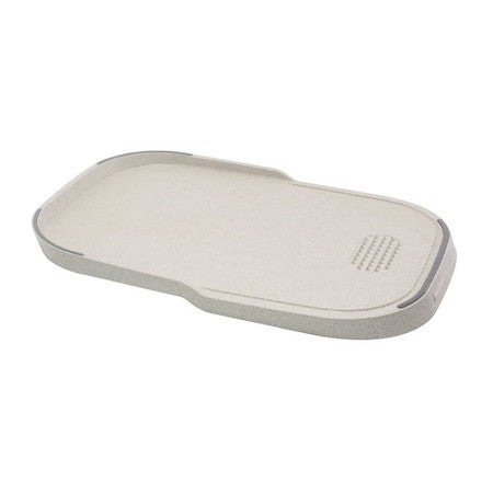 Tocator din plastic bej, 37.5x24.5 cm, două fețe
