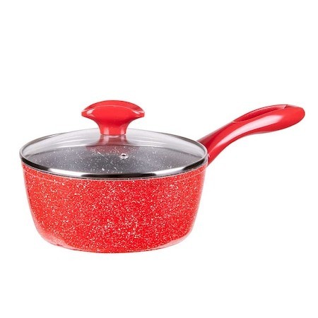 Cratiță GOLDMANN roșie marmorată 1.4L Inducție