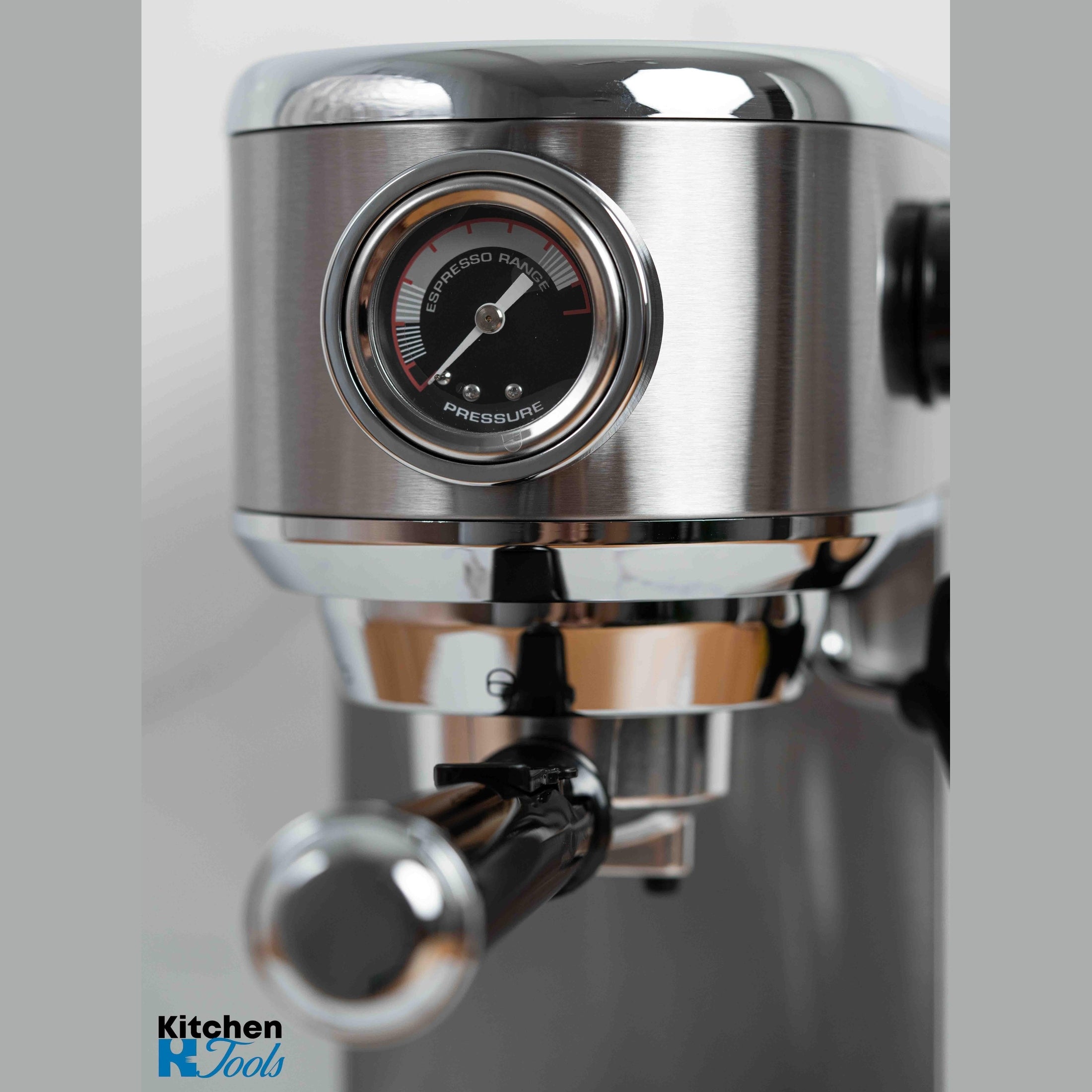 Espressor Oliver Voltz 1450W, 15 bar, Argintiu