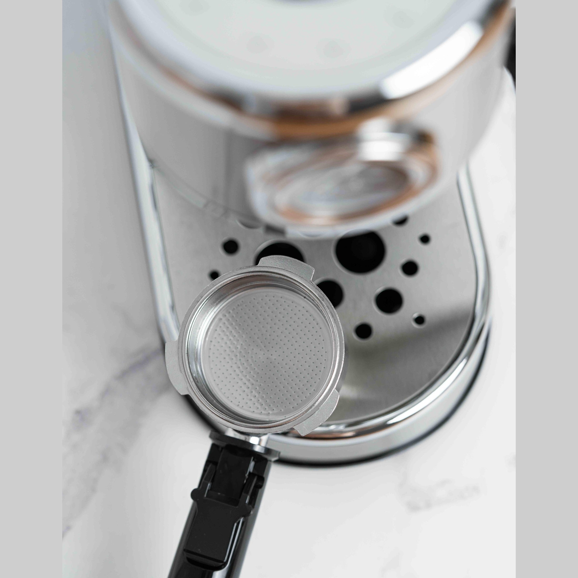 Espressor Oliver Voltz 1450W, 15 bar, Argintiu