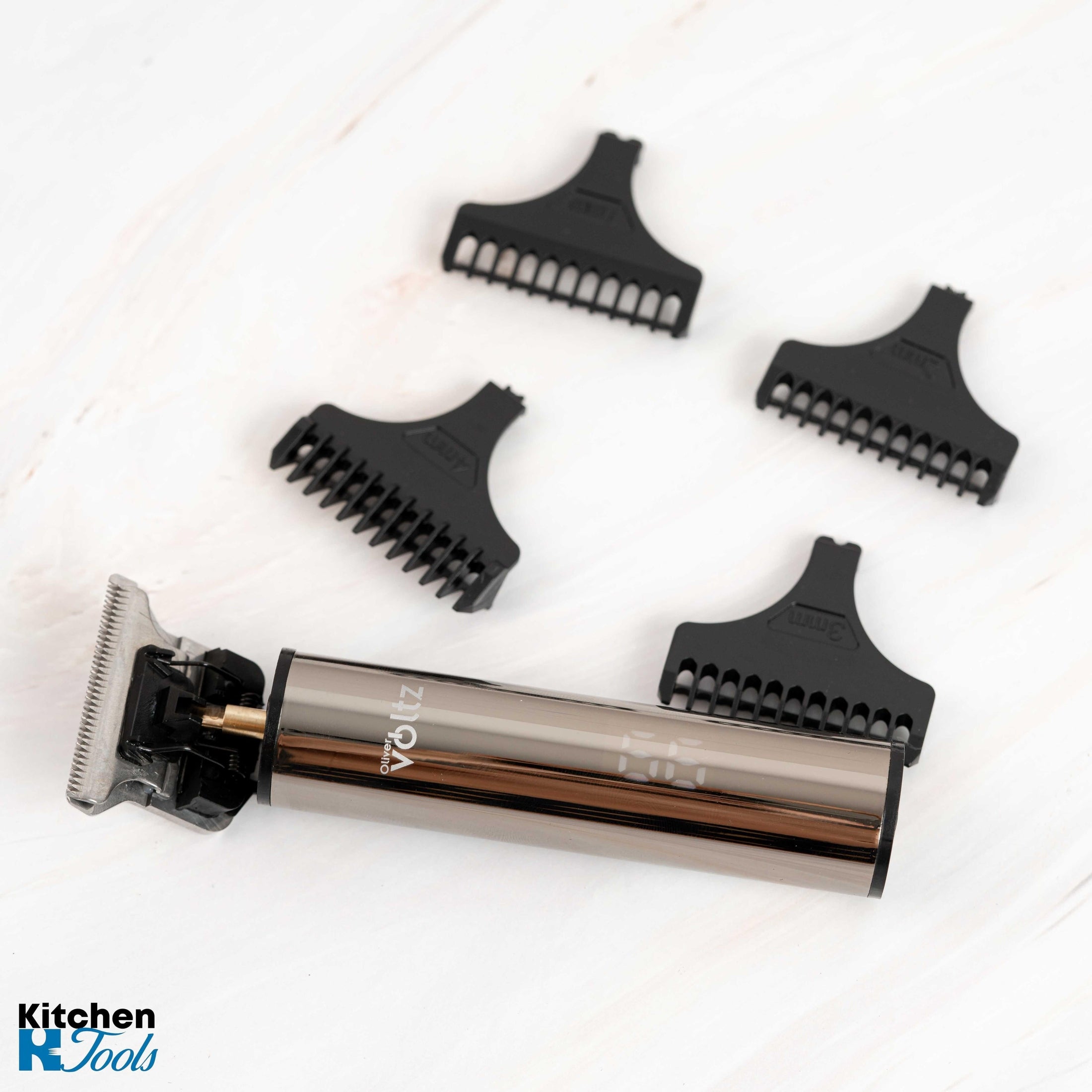 Aparat de tuns par si barba Voltz, wireless, negru
