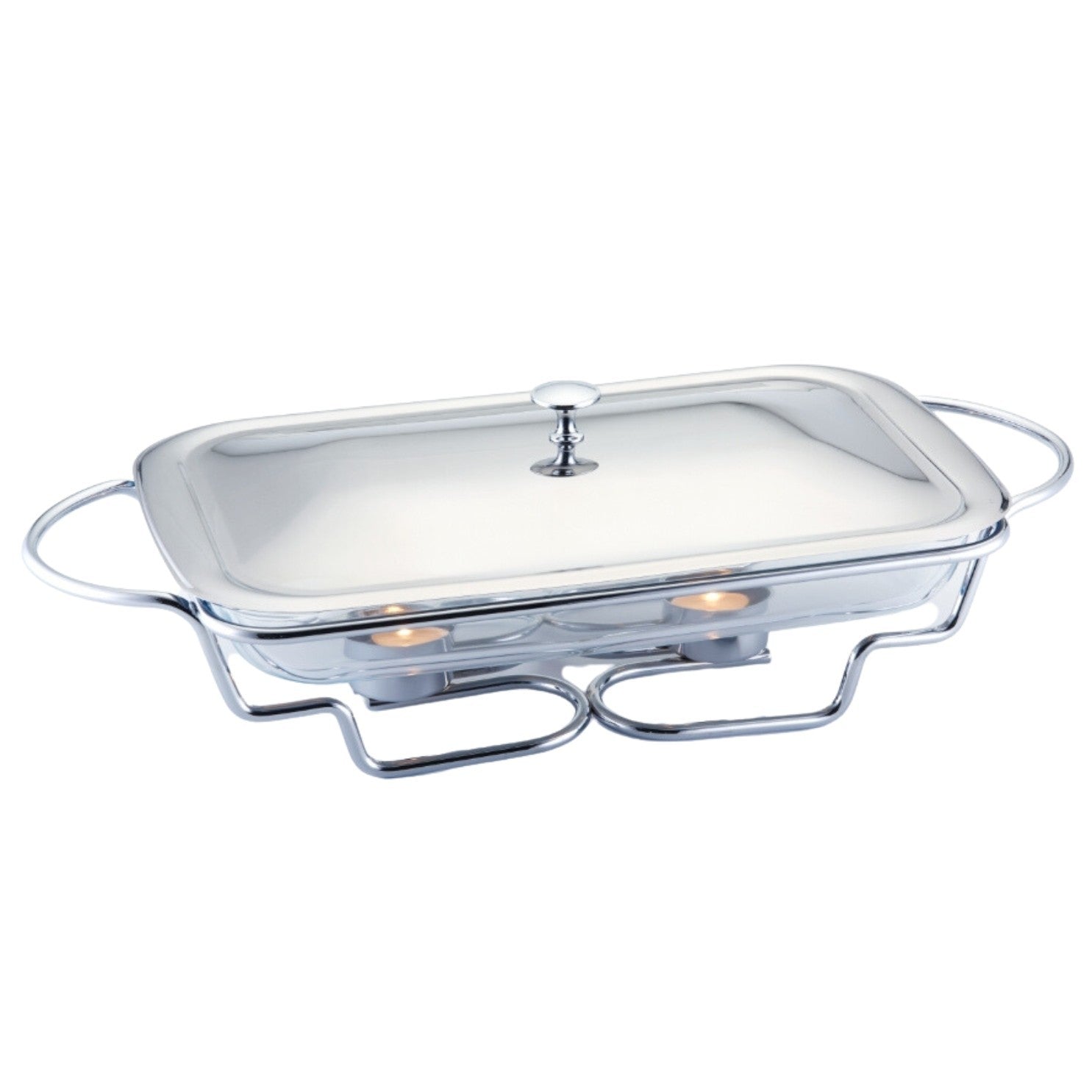 Vas sticlă termo 3L cu capac și suport inox