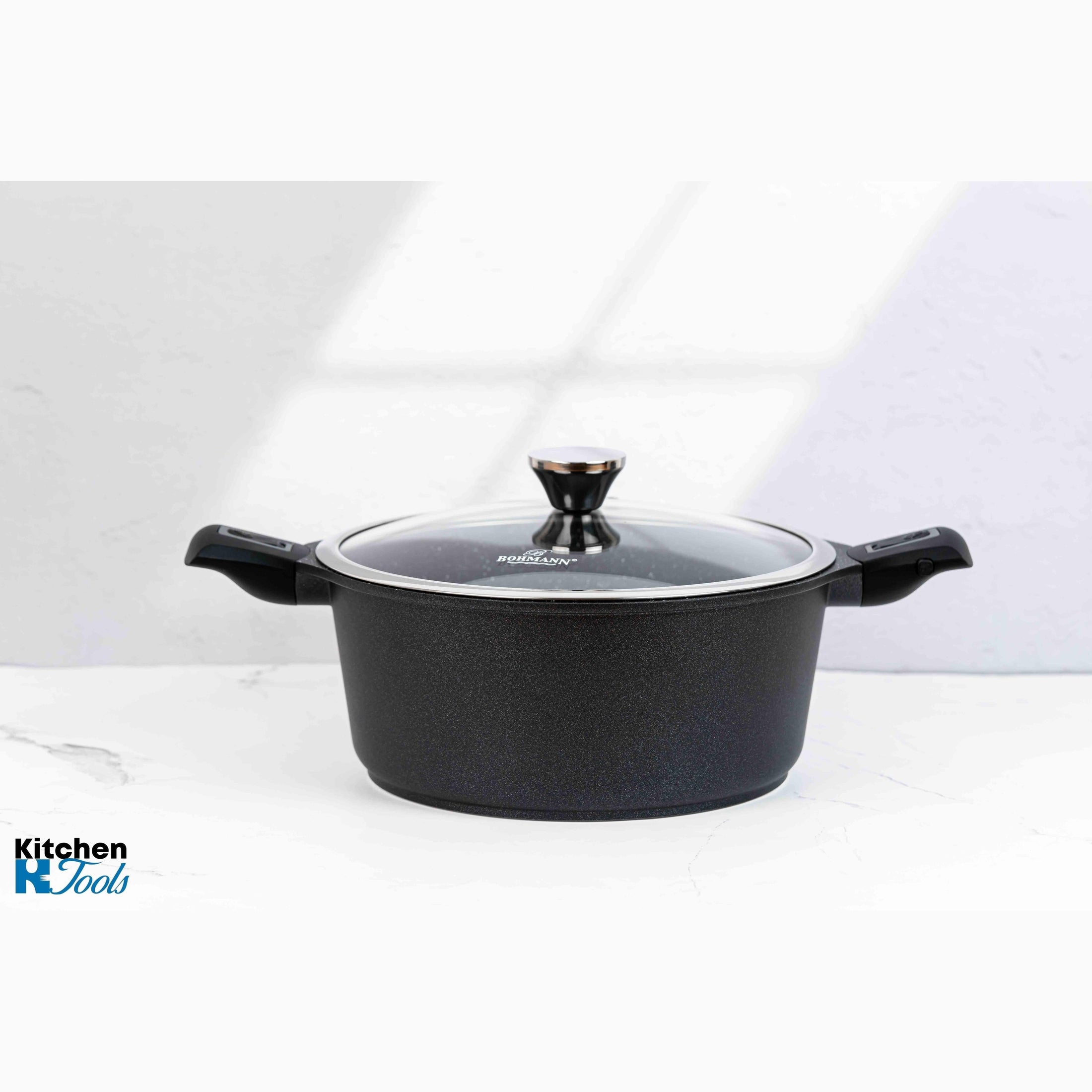 Cratiță Bohmann 4.3L aluminiu cu mâner detașabil