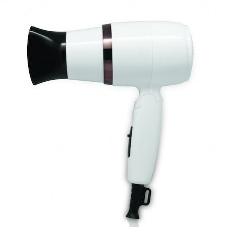 Uscator de par Rosberg alb/auriu, ergonomic, 1600W