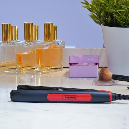 Placa creponat par Rosberg, Negru/Rosu