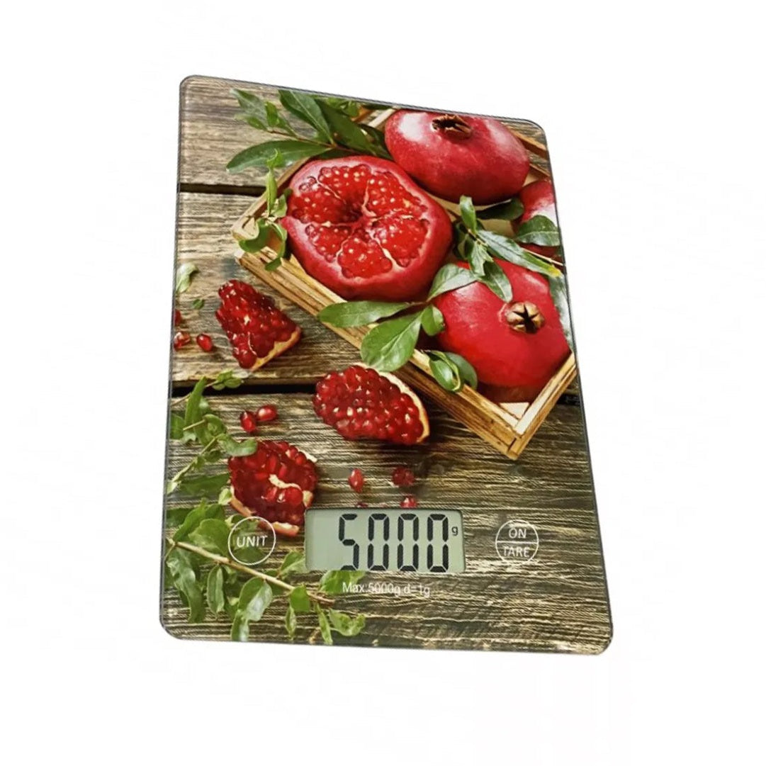 Cantar electronic Voltz, sticla, 5kg, rodii