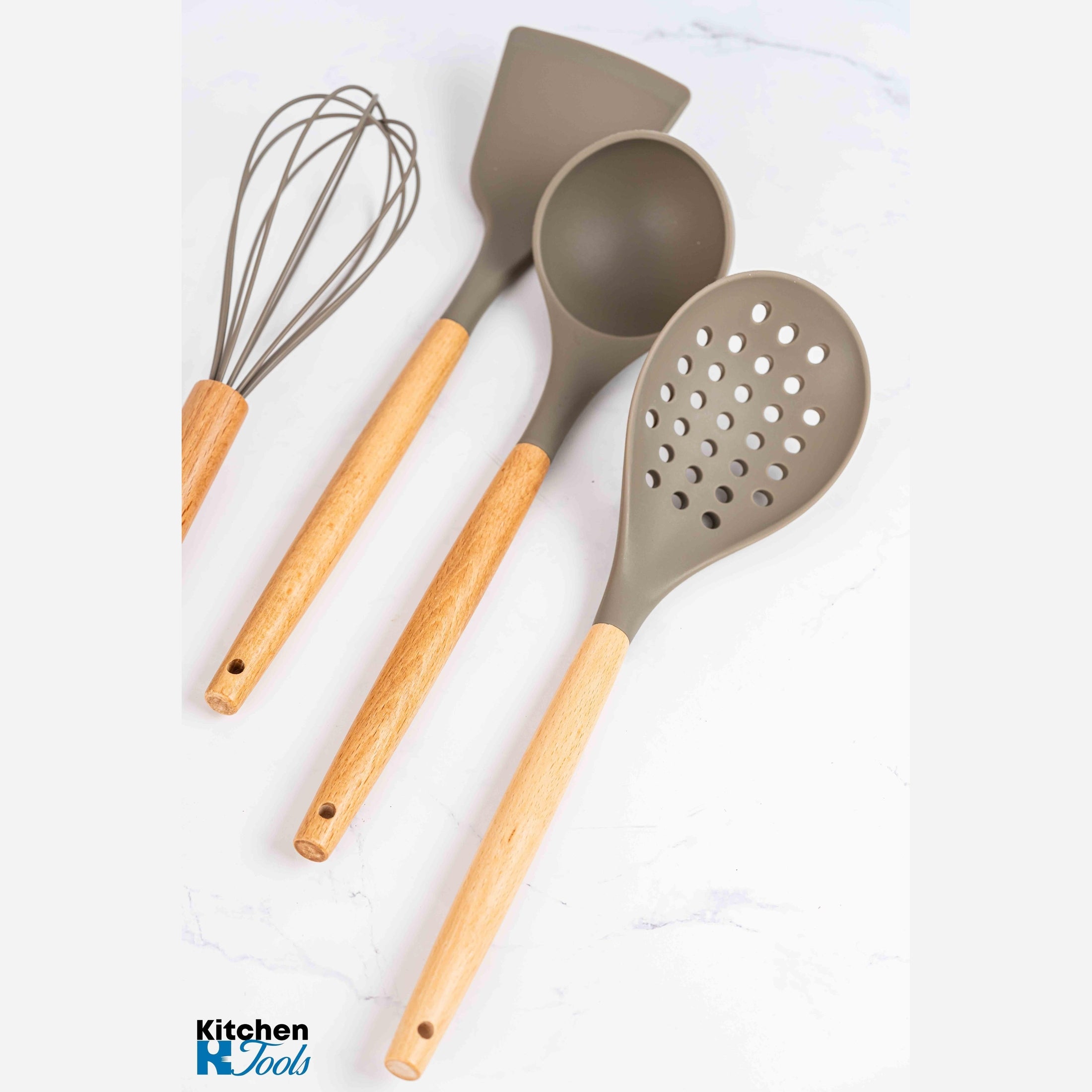 Set ustensile bucatarie Bohmann, 8 piese, gri