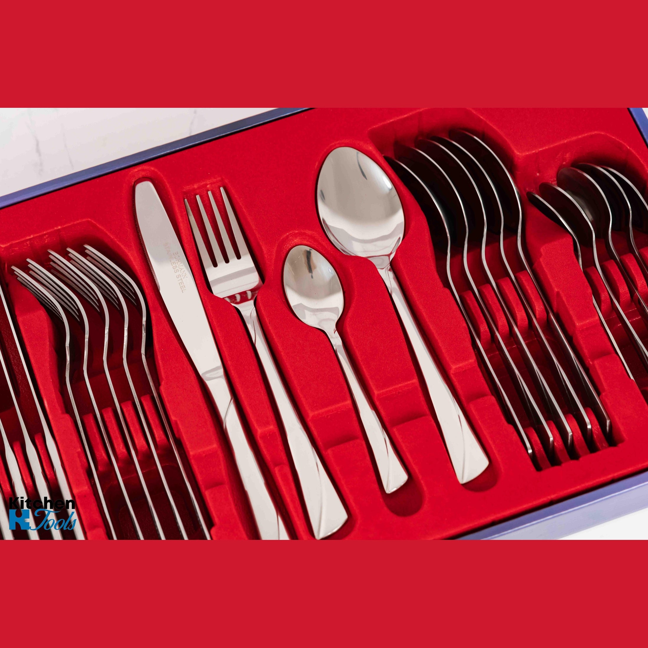 Set tacâmuri 24 piese din oțel inoxidabil