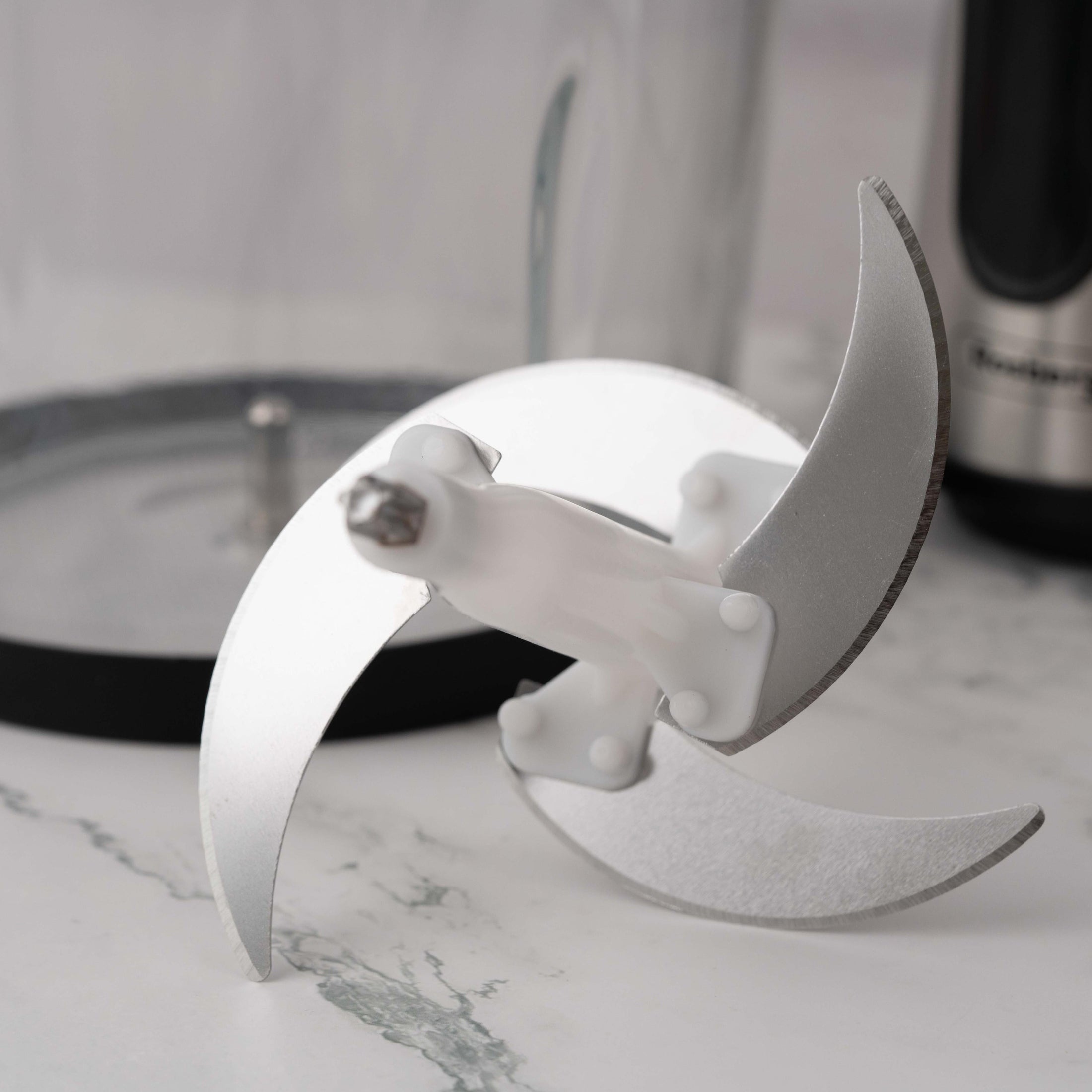 Blender/Tocator 400W, Vas Sticlă 2L, Rosberg Gri