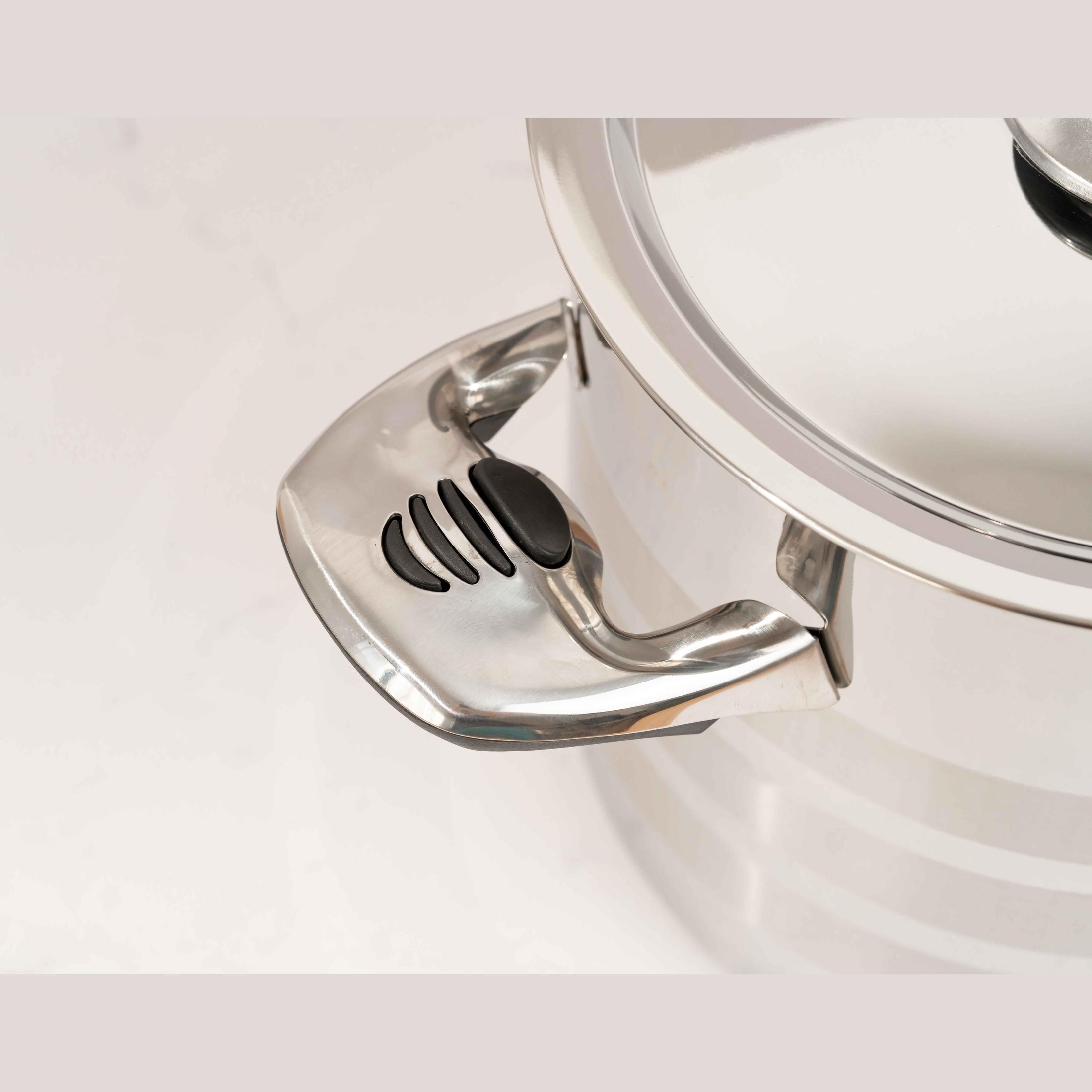 Oala inox 5L Rosberg pentru lapte, inclusiv inducție