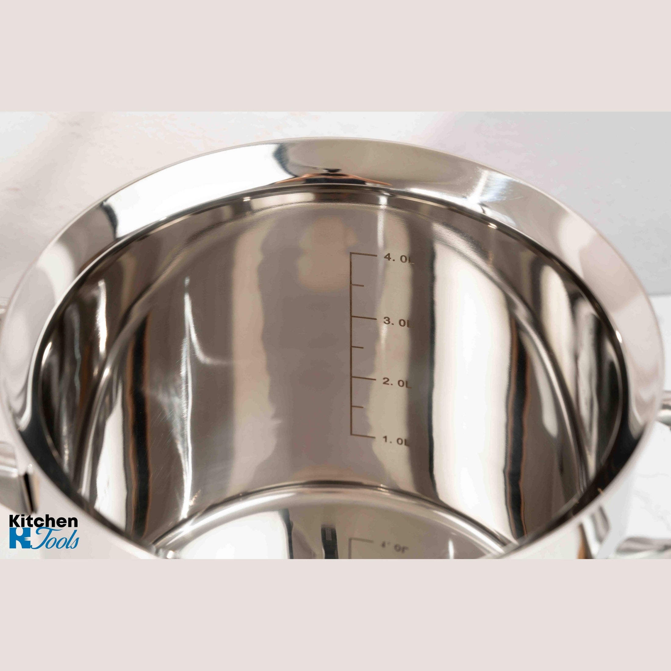 Oala inox 5L Rosberg pentru lapte, inclusiv inducție