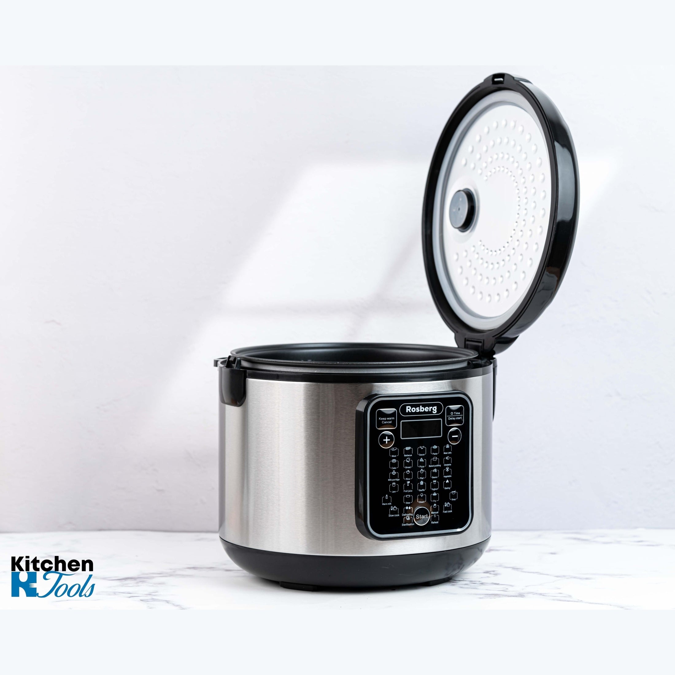Multicooker Rosberg din inox, 5L, 780W