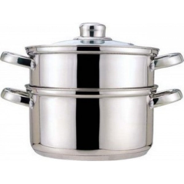 Oala de Gatit la Abur 3 Piese Inox Bohmann 2.5L