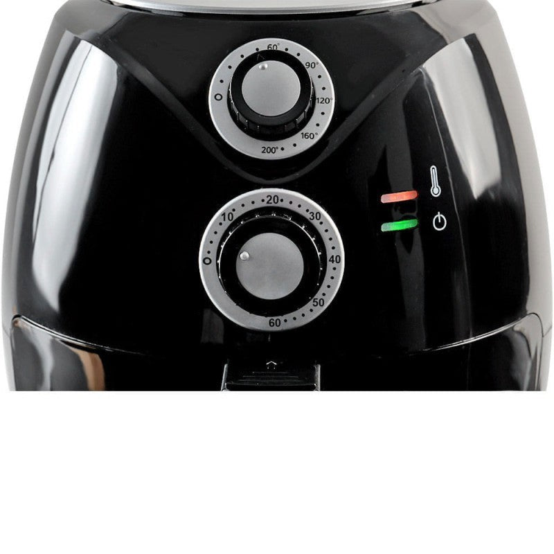 Friteuza Airfryer cu aer cald Rosberg, 1600W, Negru