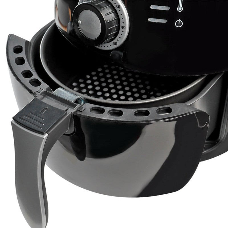 Friteuza Airfryer cu aer cald Rosberg, 1600W, Negru