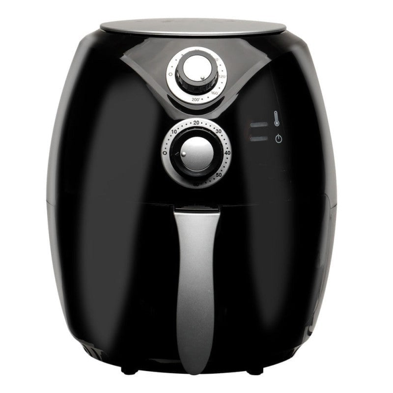 Friteuza Airfryer cu aer cald Rosberg, 1600W, Negru