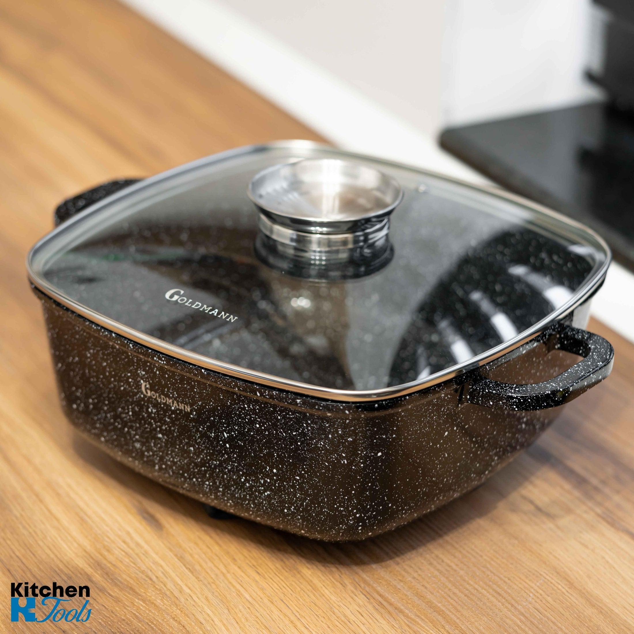 Roaster Goldmann aluminiu 24x10 cm cu capac termorezistent