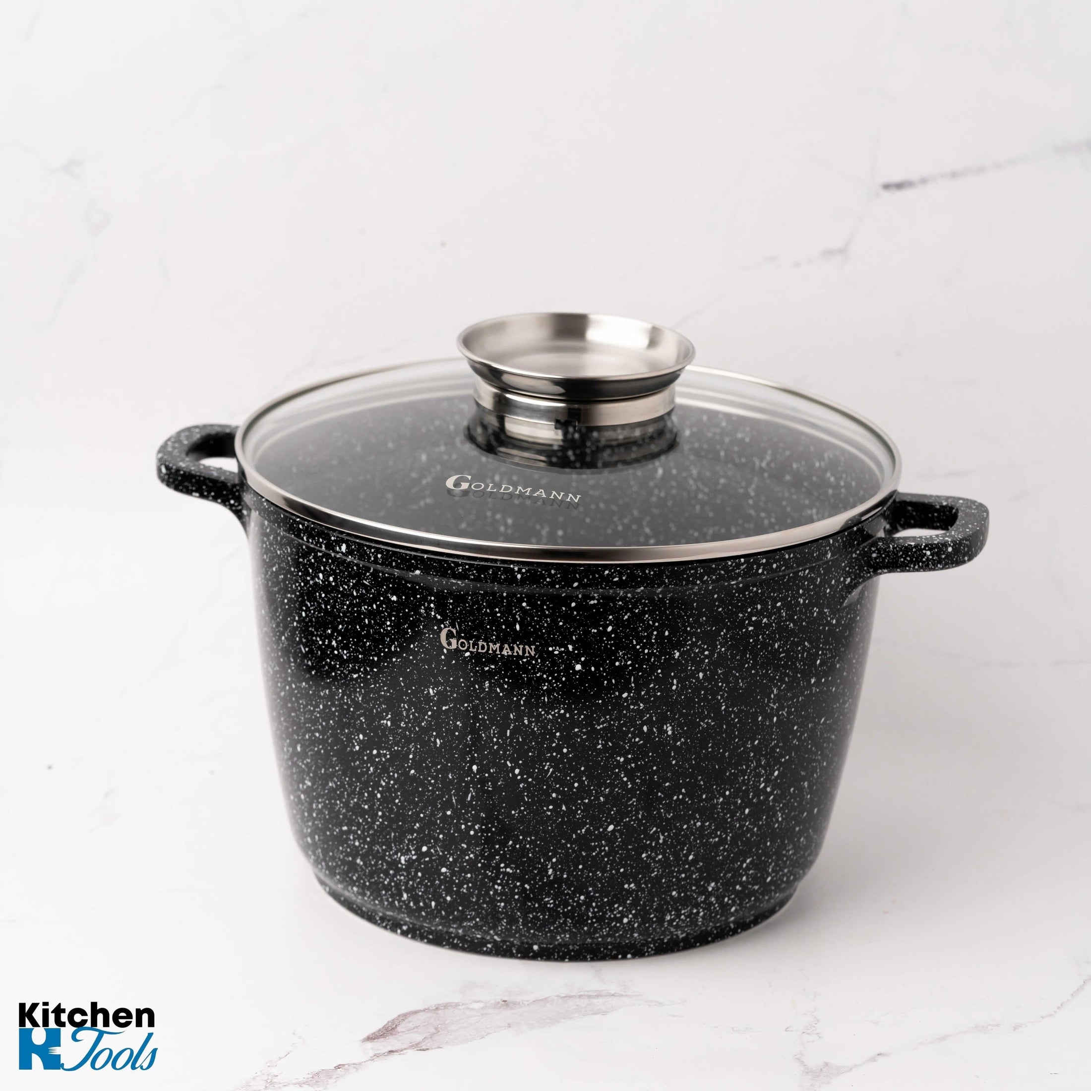 Oală aluminiu 6.2L, acoperire ceramică Goldmann