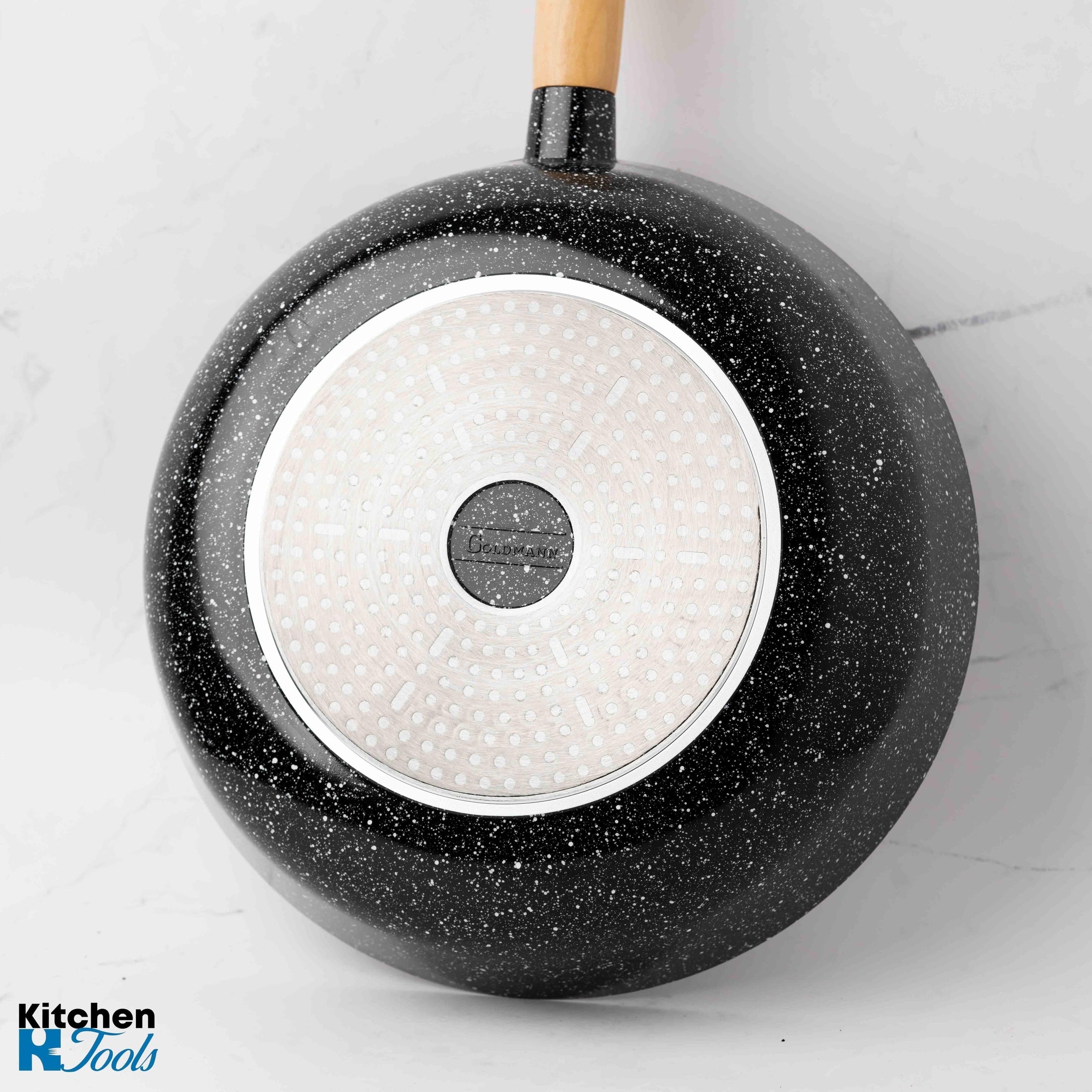 Tigaie Wok Goldmann 30x8.5 cm, ceramică, aluminiu