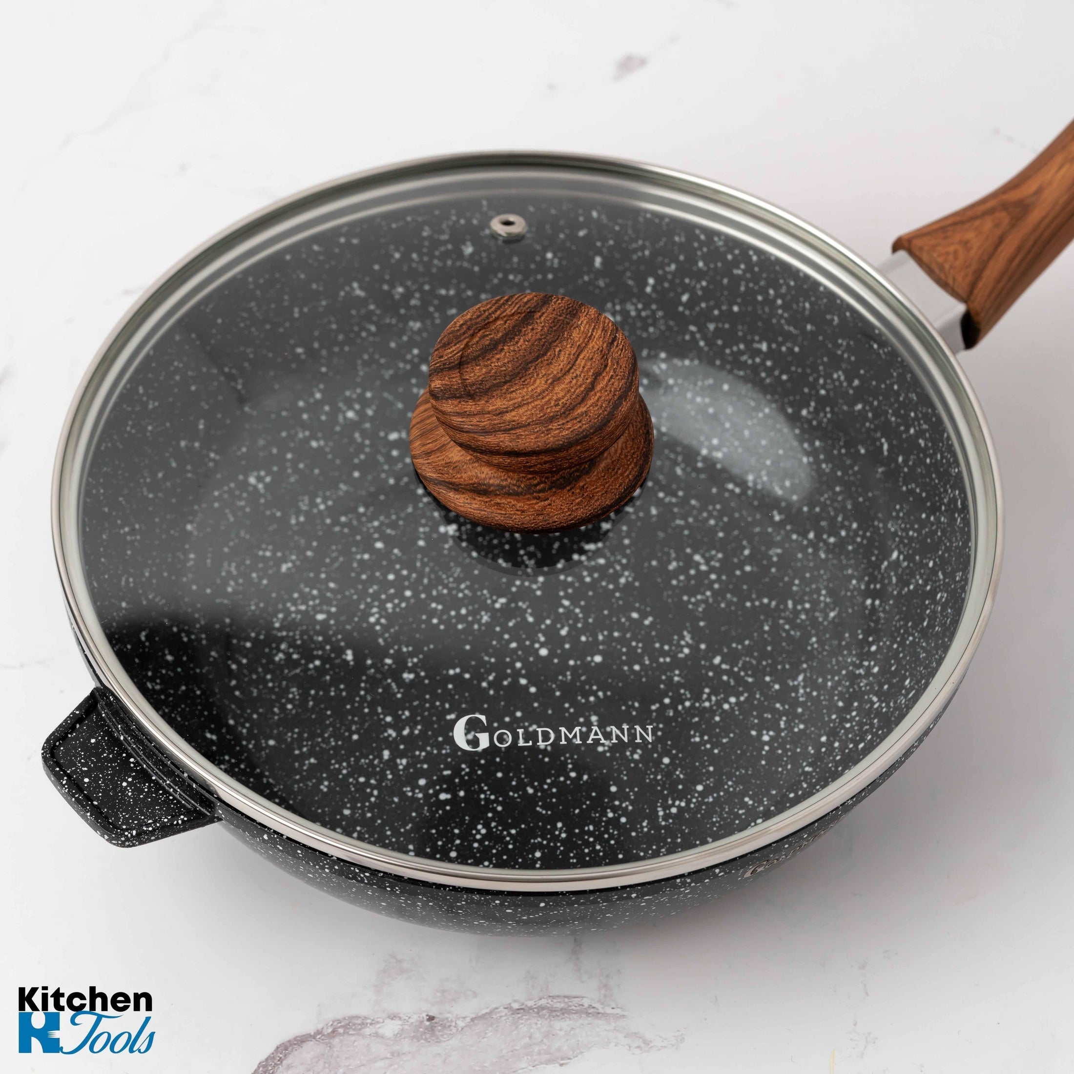 Tigaie Goldmann aluminiu, acoperire ceramică, 24cm