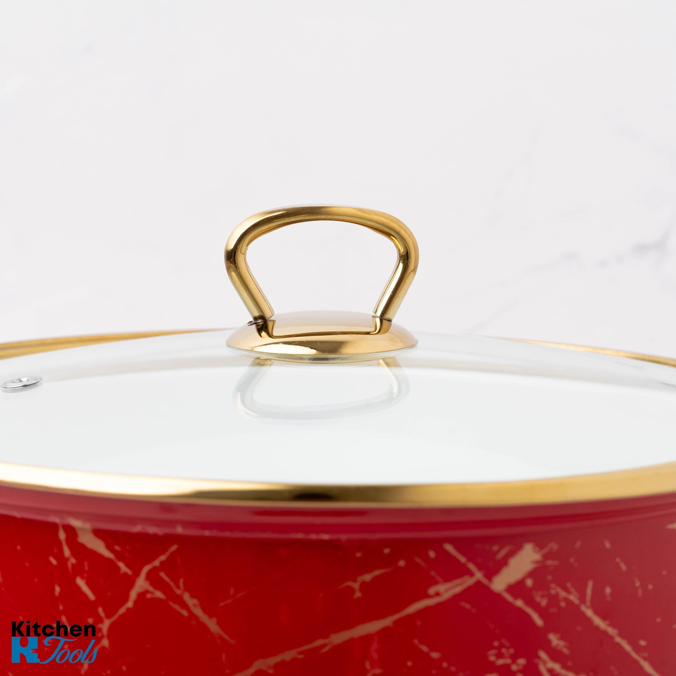 Cratită Emailată Goldmann 24x15cm, Manere Titan Aurii