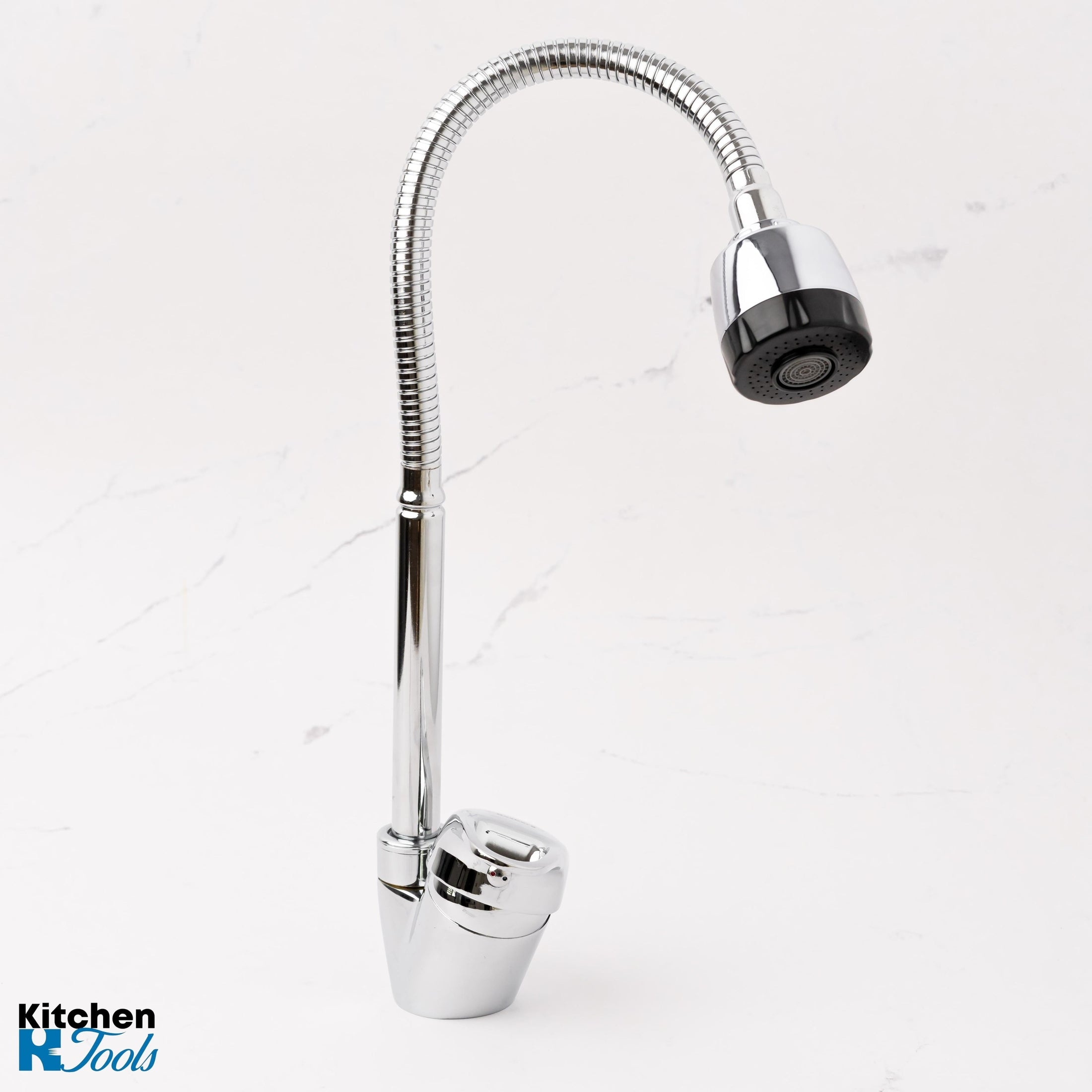 Baterie cap mobil pentru lavoar, finisaj cromat