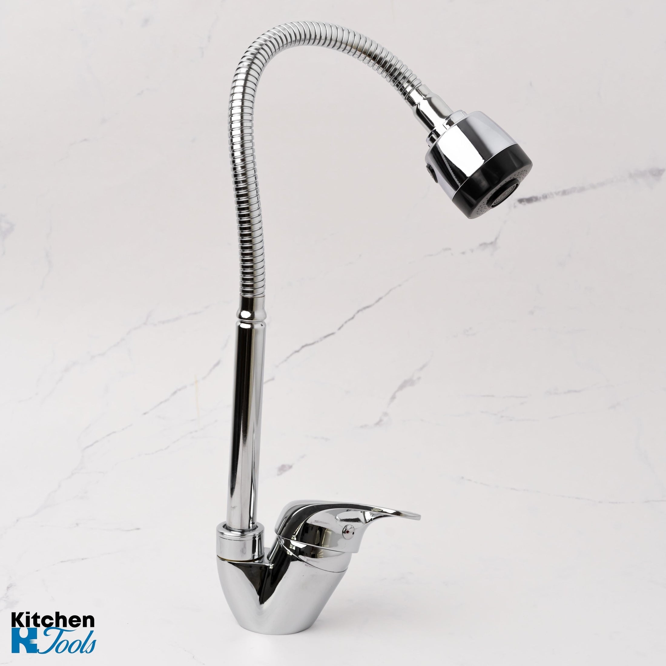 Baterie cap mobil pentru lavoar, finisaj cromat