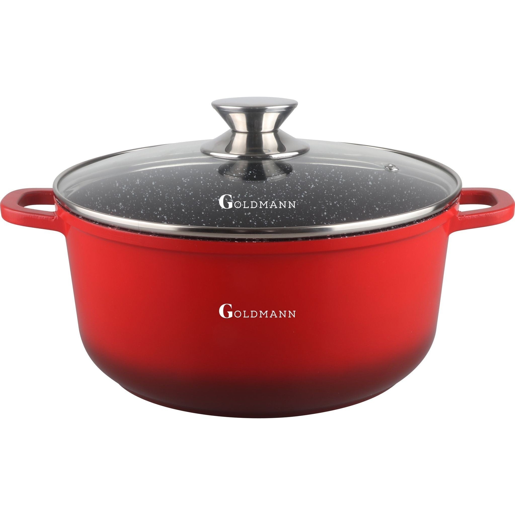 Cratiță marmorată 6.5L cu capac sticlă - Goldmann