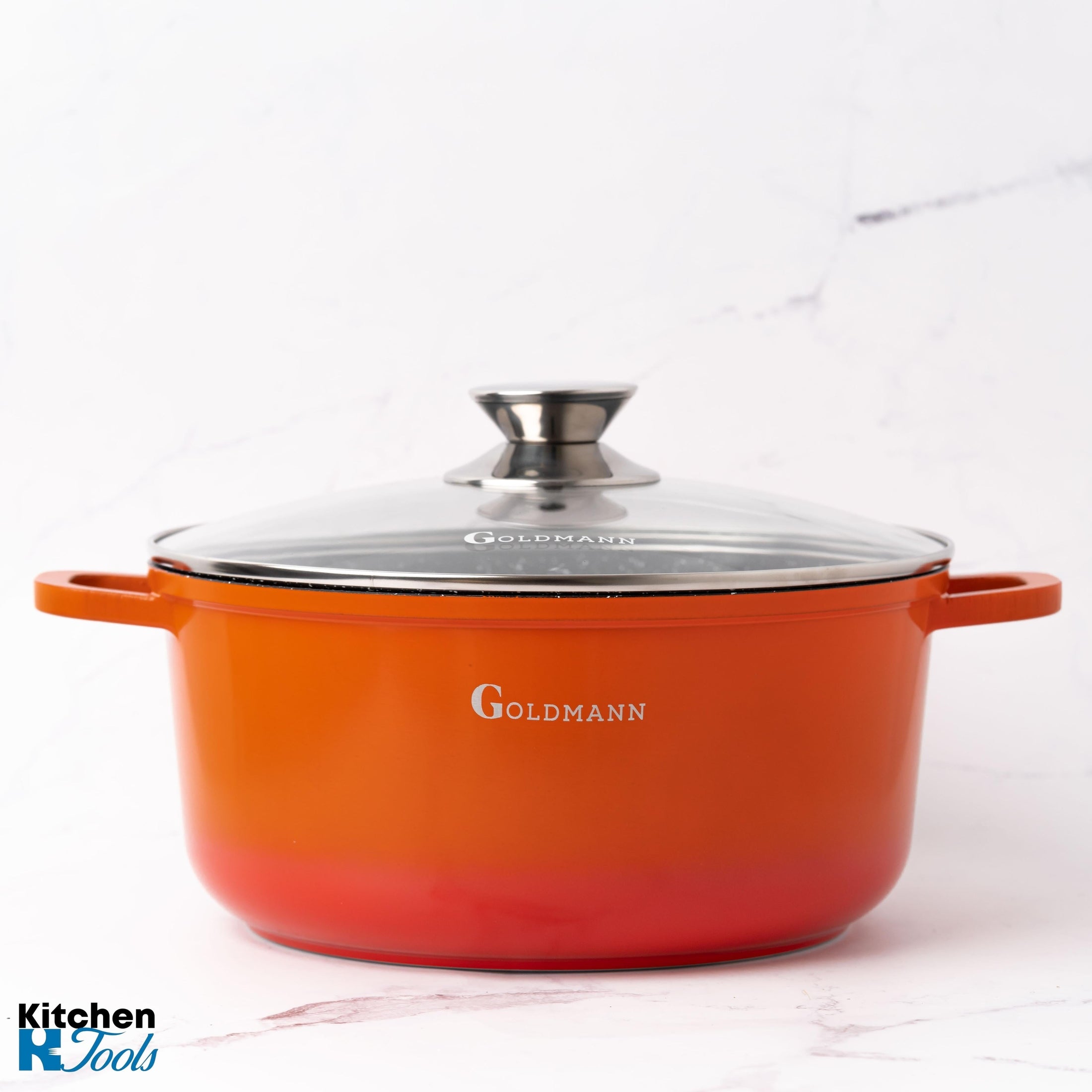 Cratita Marmorata Antiaderenta Goldmann 6.5L