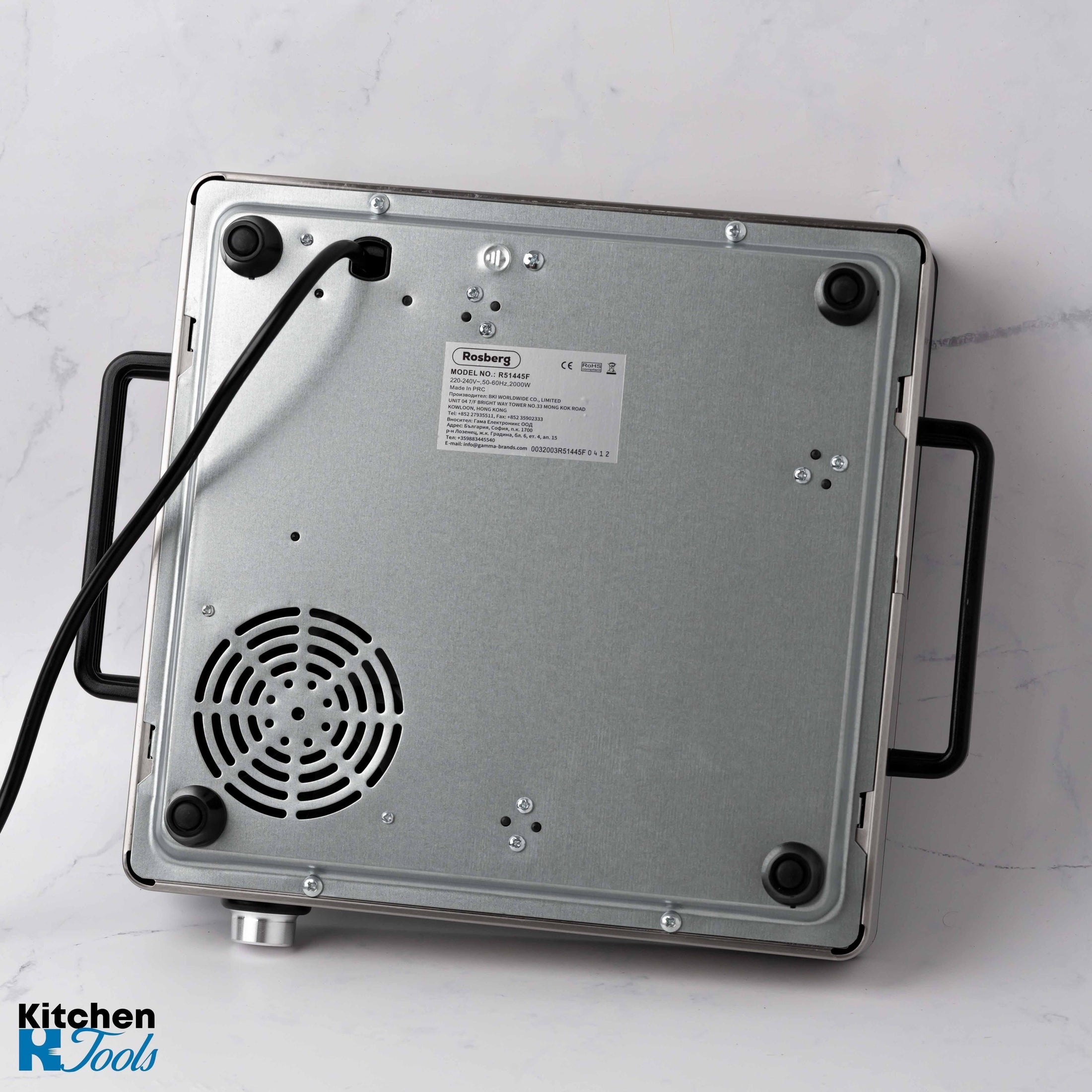 Plita vitroceramica Rosberg cu manere, 2000W