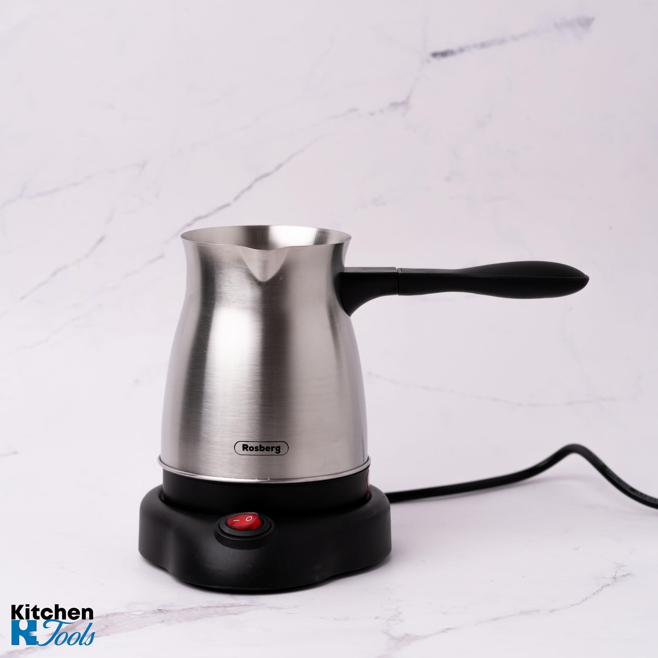 Ibric electric Rosberg 600W, otel inoxidabil, inox/negru