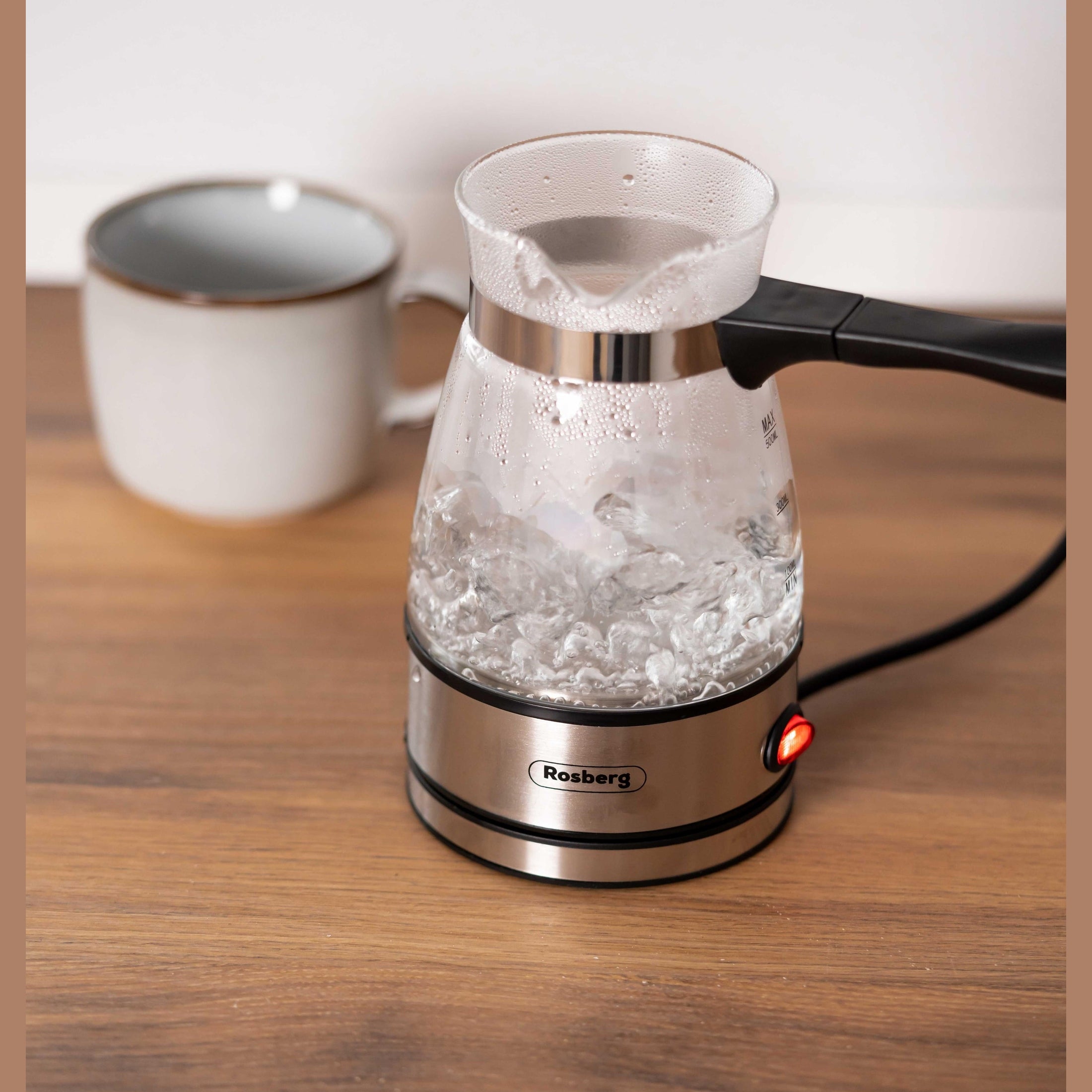 Ibric electric Rosberg 600W Sticla/Inox