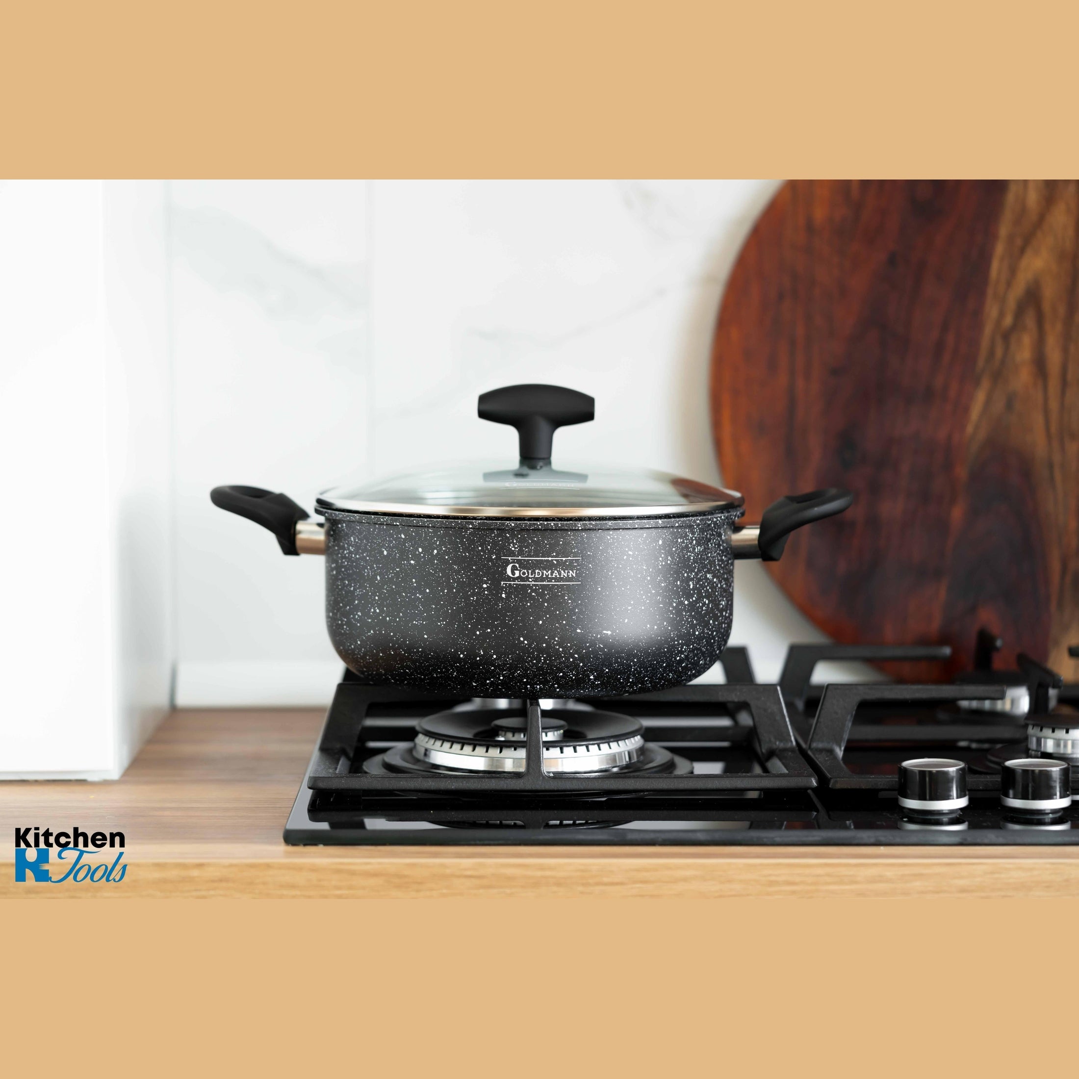 Cratiță din aluminiu 26x11cm cu mâner soft touch