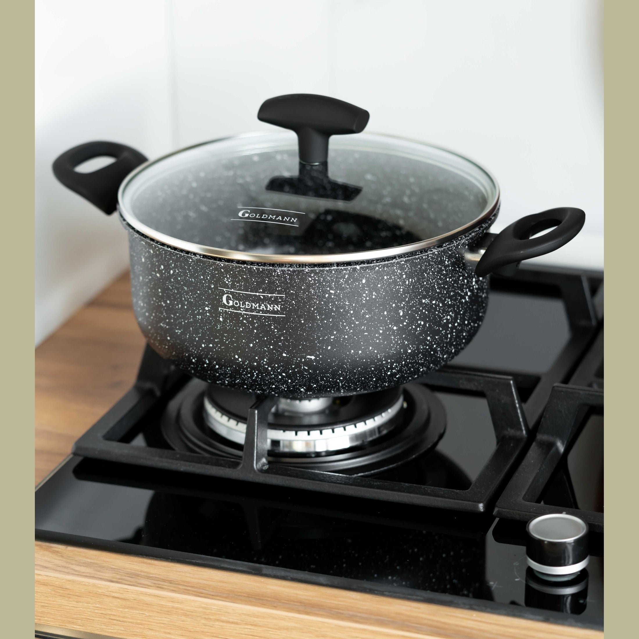 Cratiță din aluminiu 26x11cm cu mâner soft touch