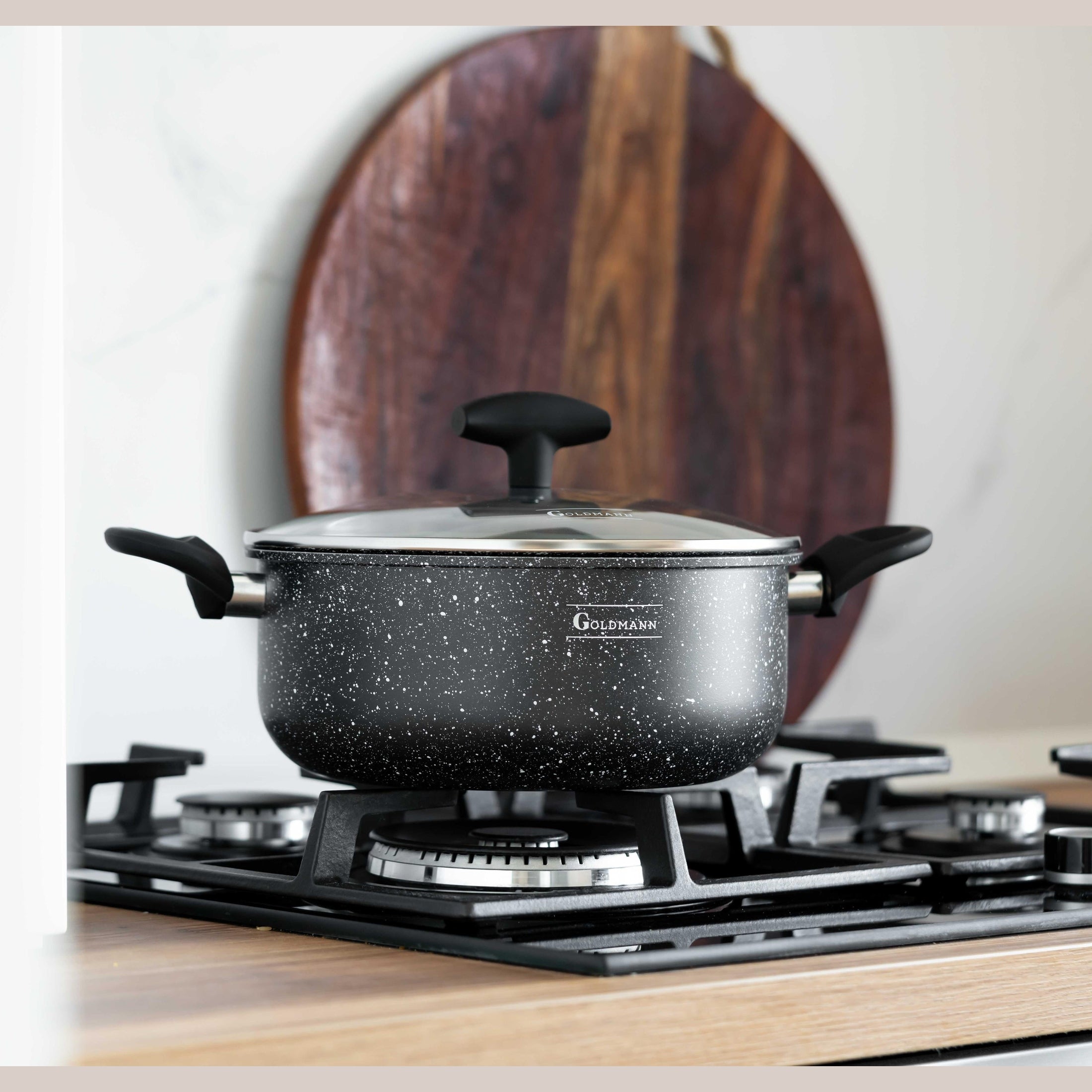 Cratiță din Aluminiu Presat cu Acoperire Ceramică, Goldmann