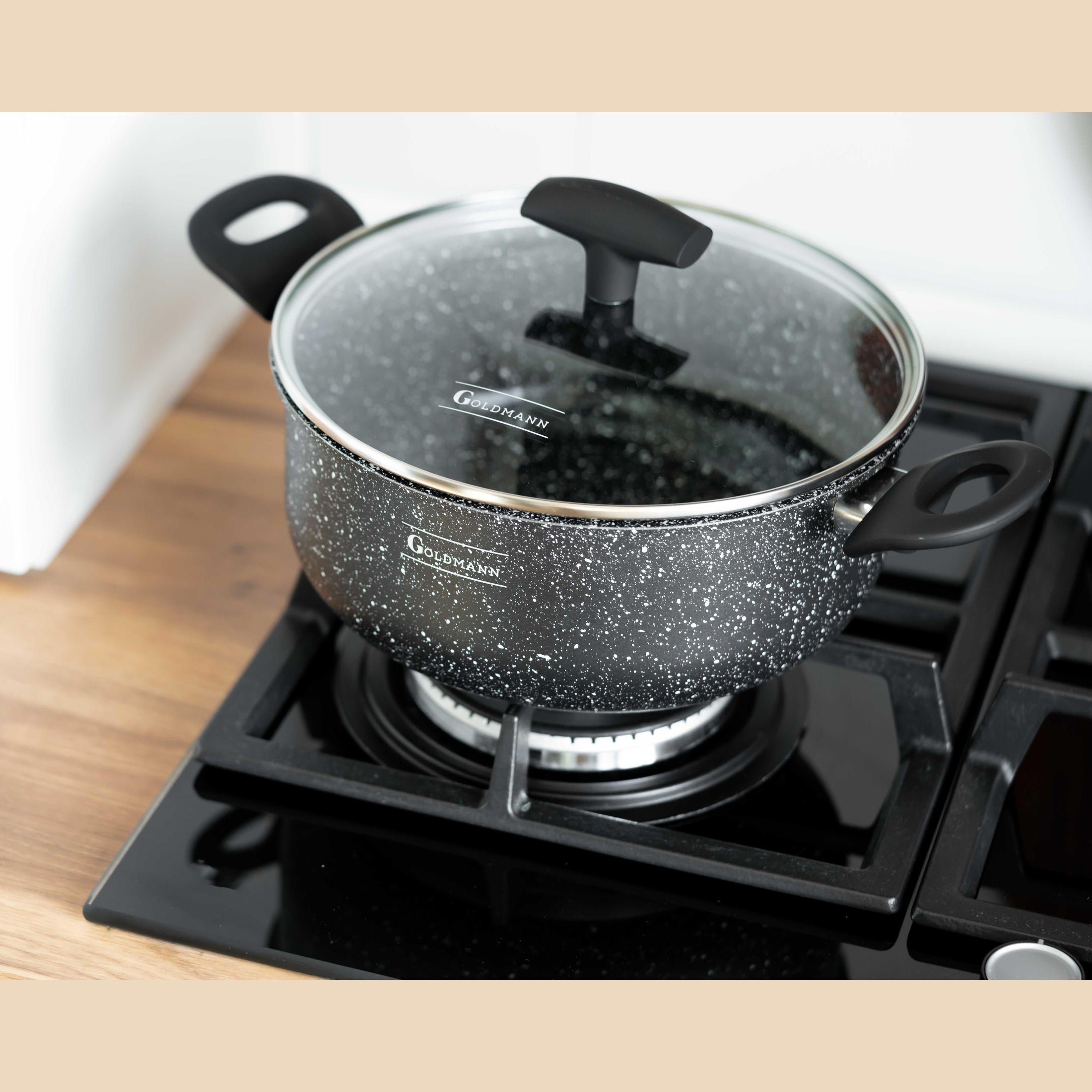 Cratiță Aluminiu 22x8.5cm cu Acoperire Ceramică