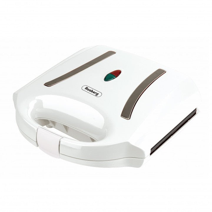Sandwich Maker Rosberg, alb, design elegant