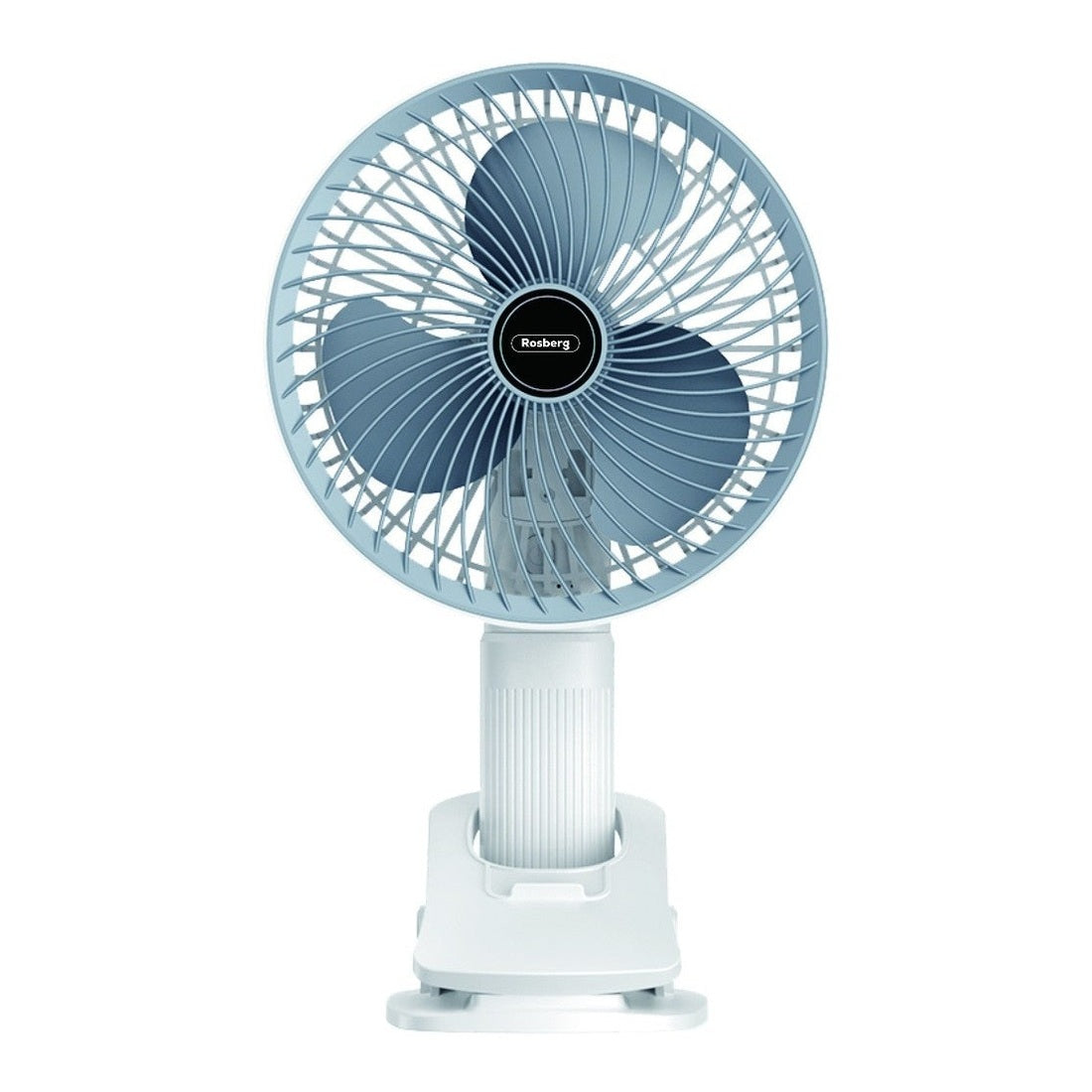 Ventilator portabil pentru birou Rosberg alb