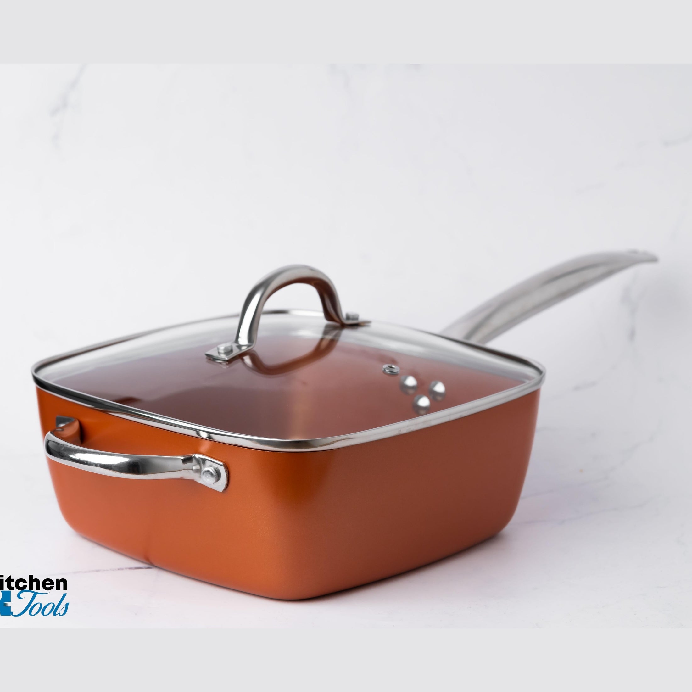Set tigaie multifunctionala cupru Oliver Voltz 4.5L