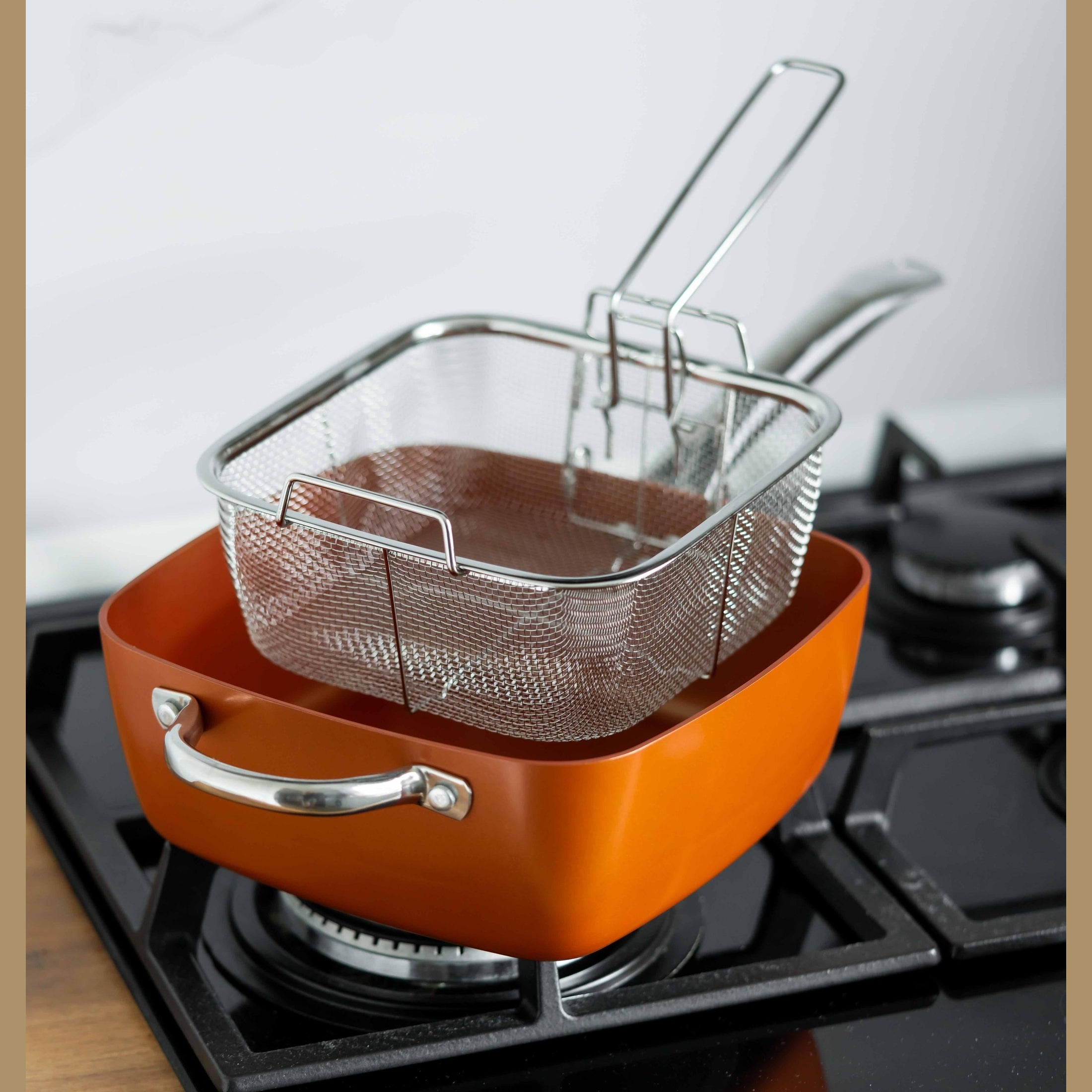 Set tigaie multifunctionala cupru Oliver Voltz 4.5L