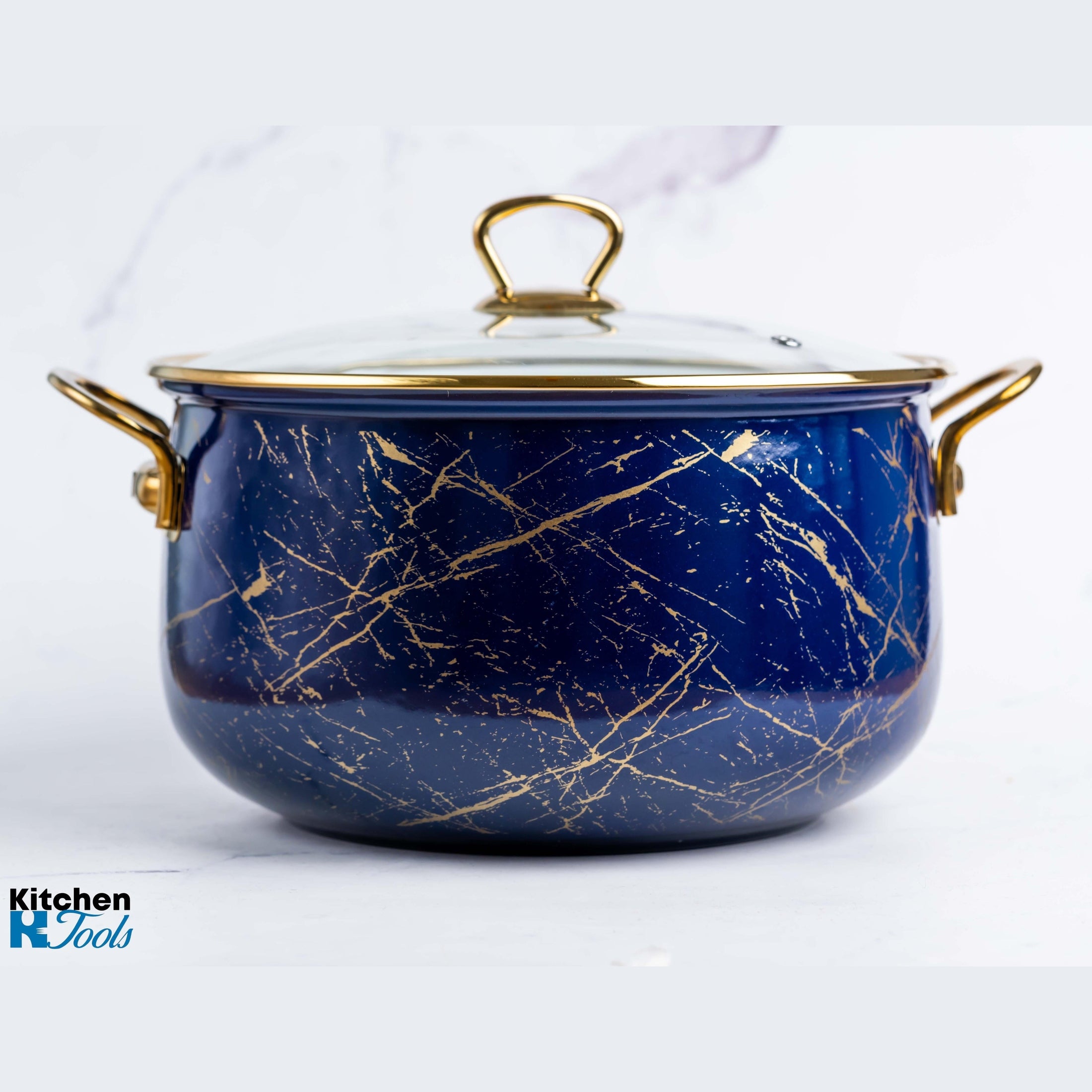 Cratiță Emailată Goldmann Albastră 24x15cm, 6.2L