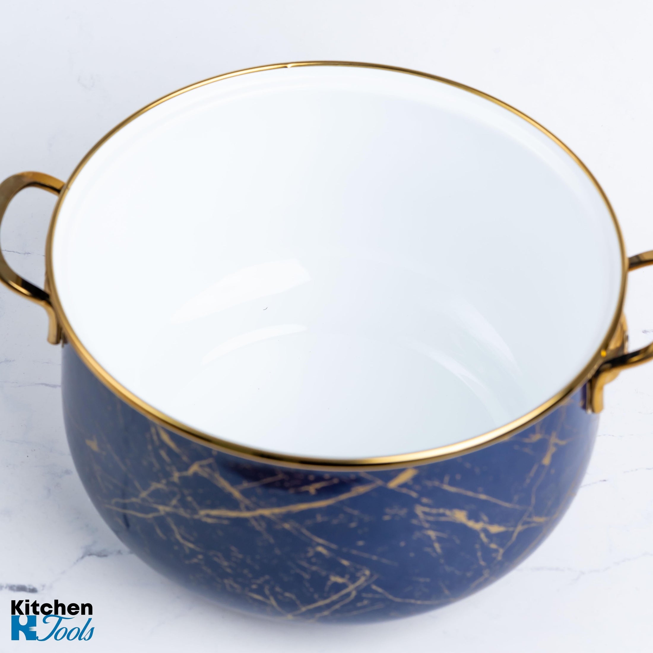 Cratiță Emailată Goldmann Albastră 24x15cm, 6.2L