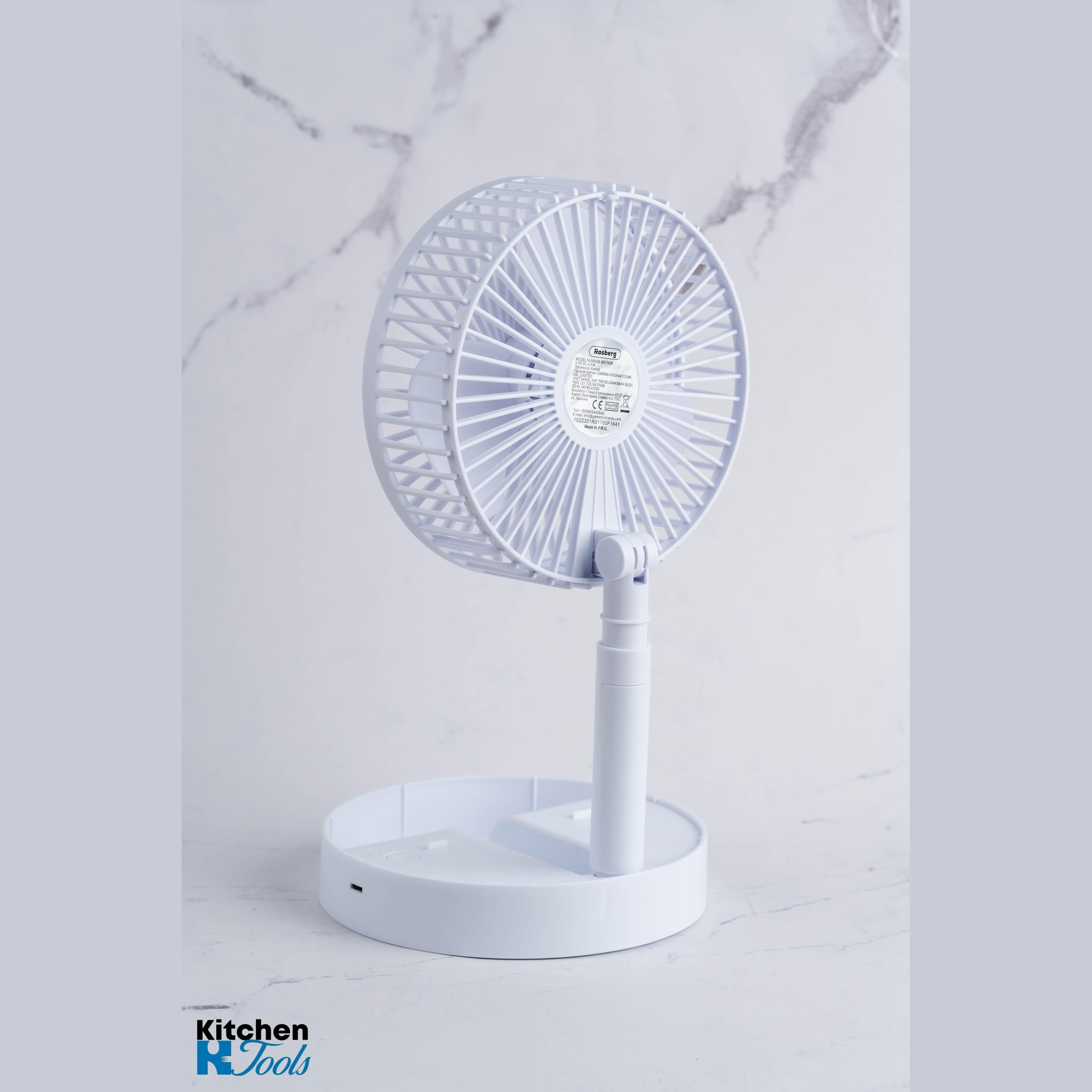 Ventilator Rosberg USB birou, 3 trepte viteza, silentios