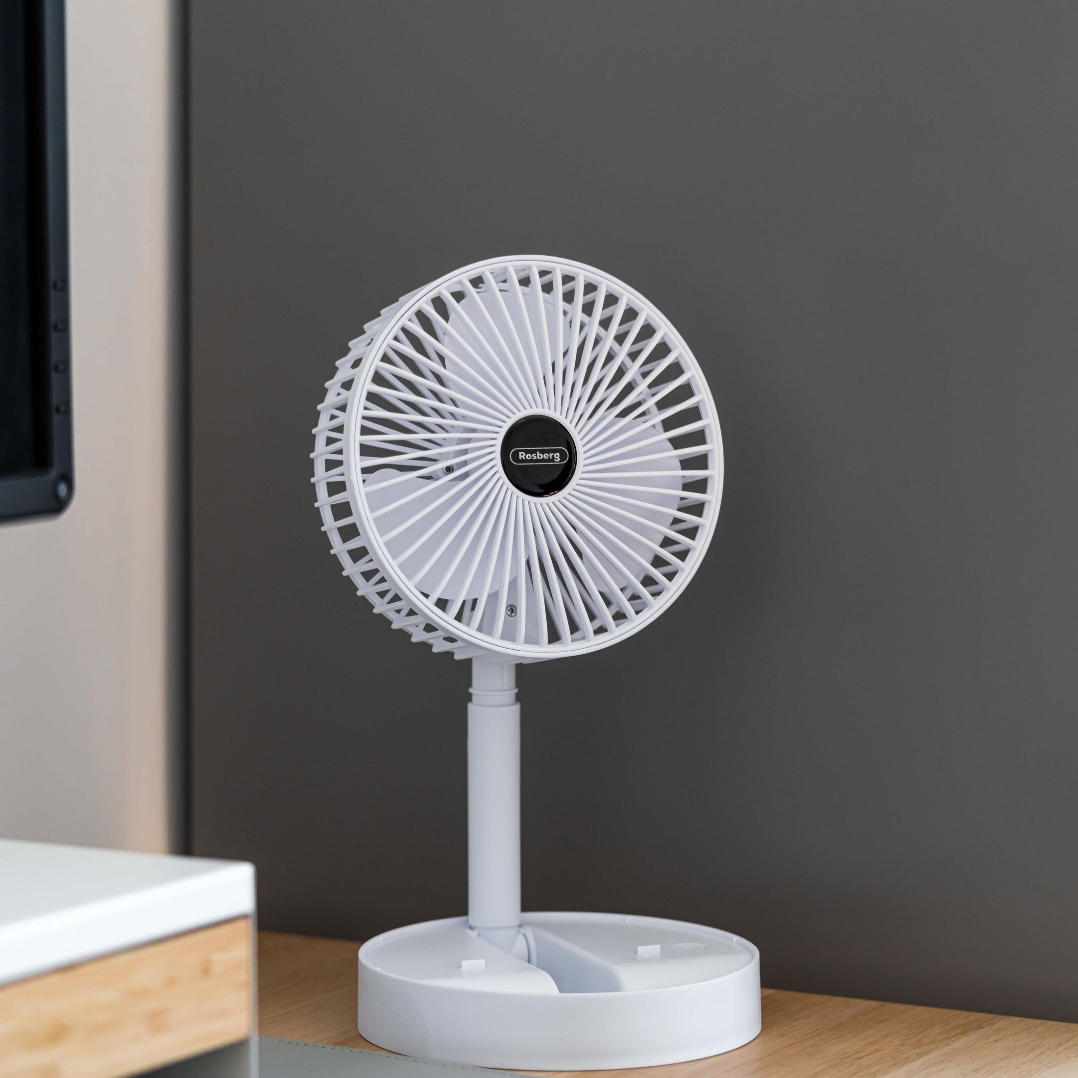 Ventilator Rosberg USB birou, 3 trepte viteza, silentios